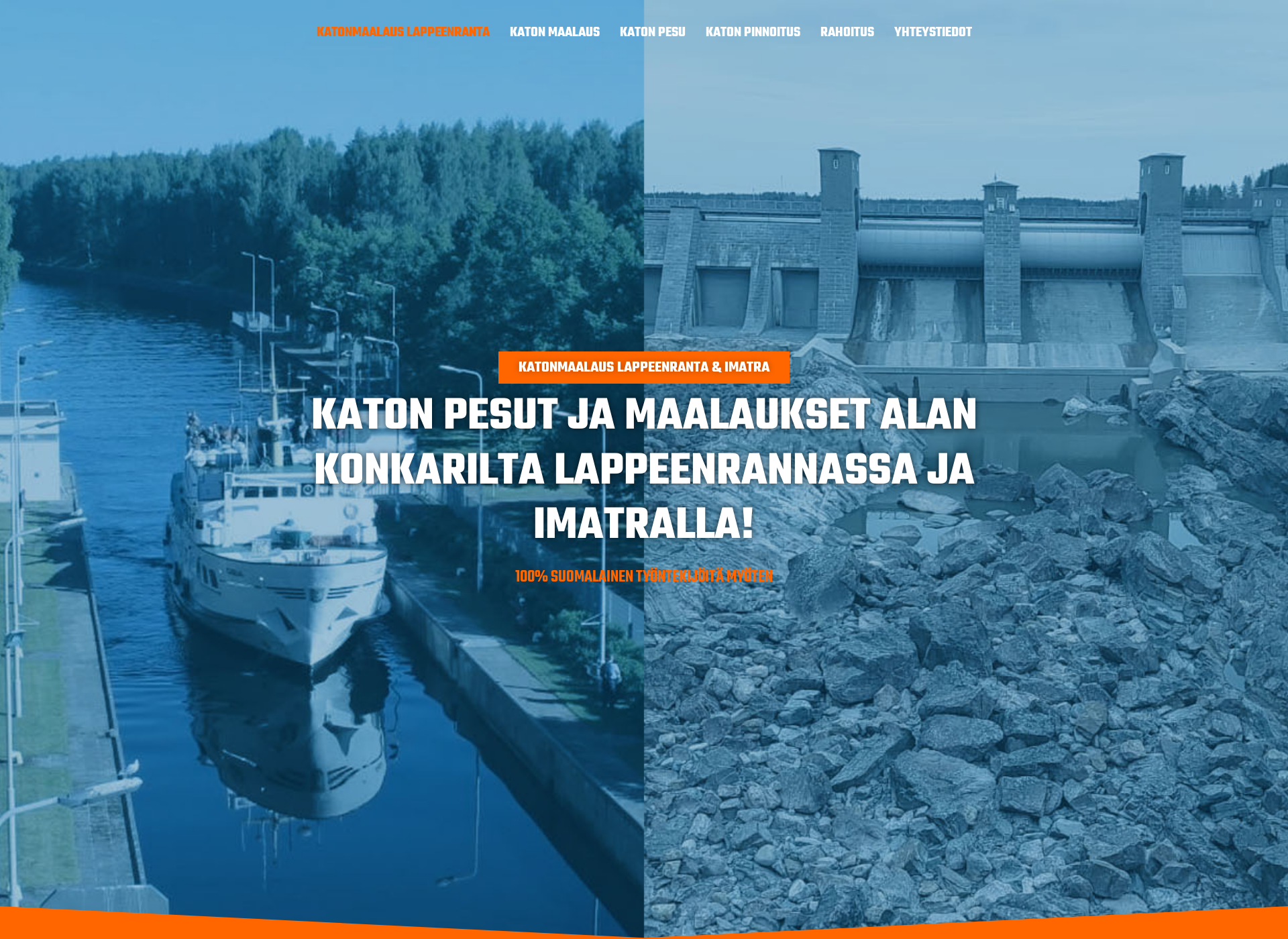 Screenshot for katonmaalauslappeenranta.fi