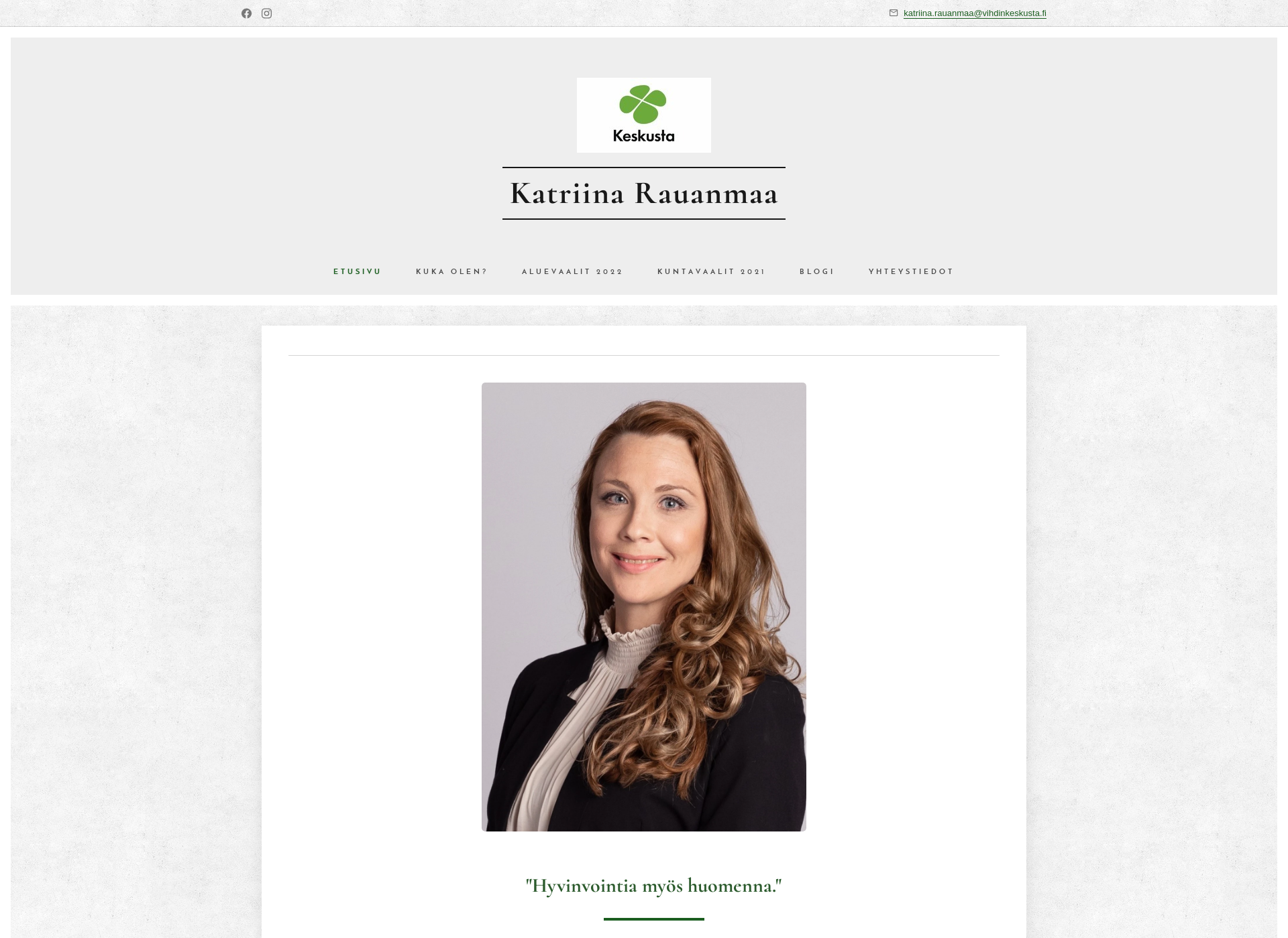 Screenshot for katriinarauanmaa.fi