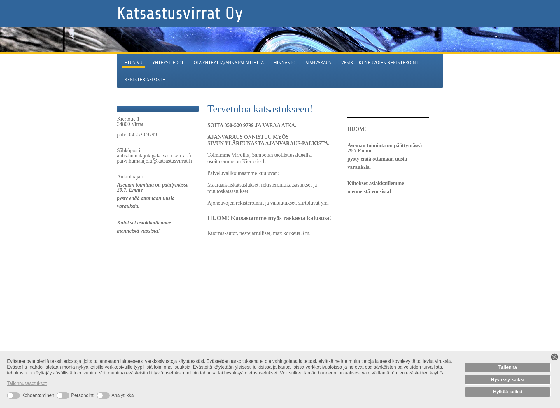 Screenshot for katsastusvirrat.fi