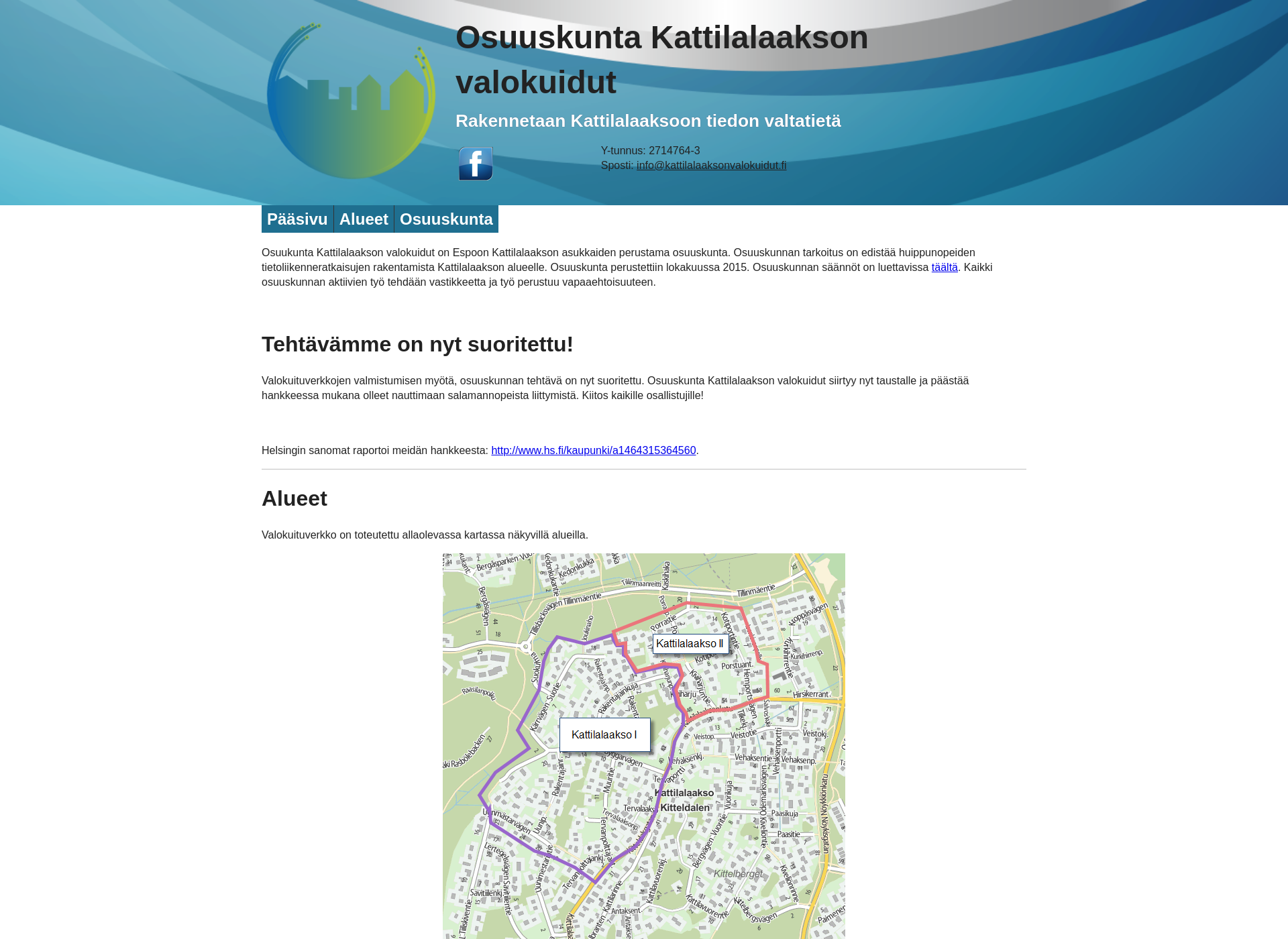 Screenshot for kattilalaaksonvalokuidut.fi