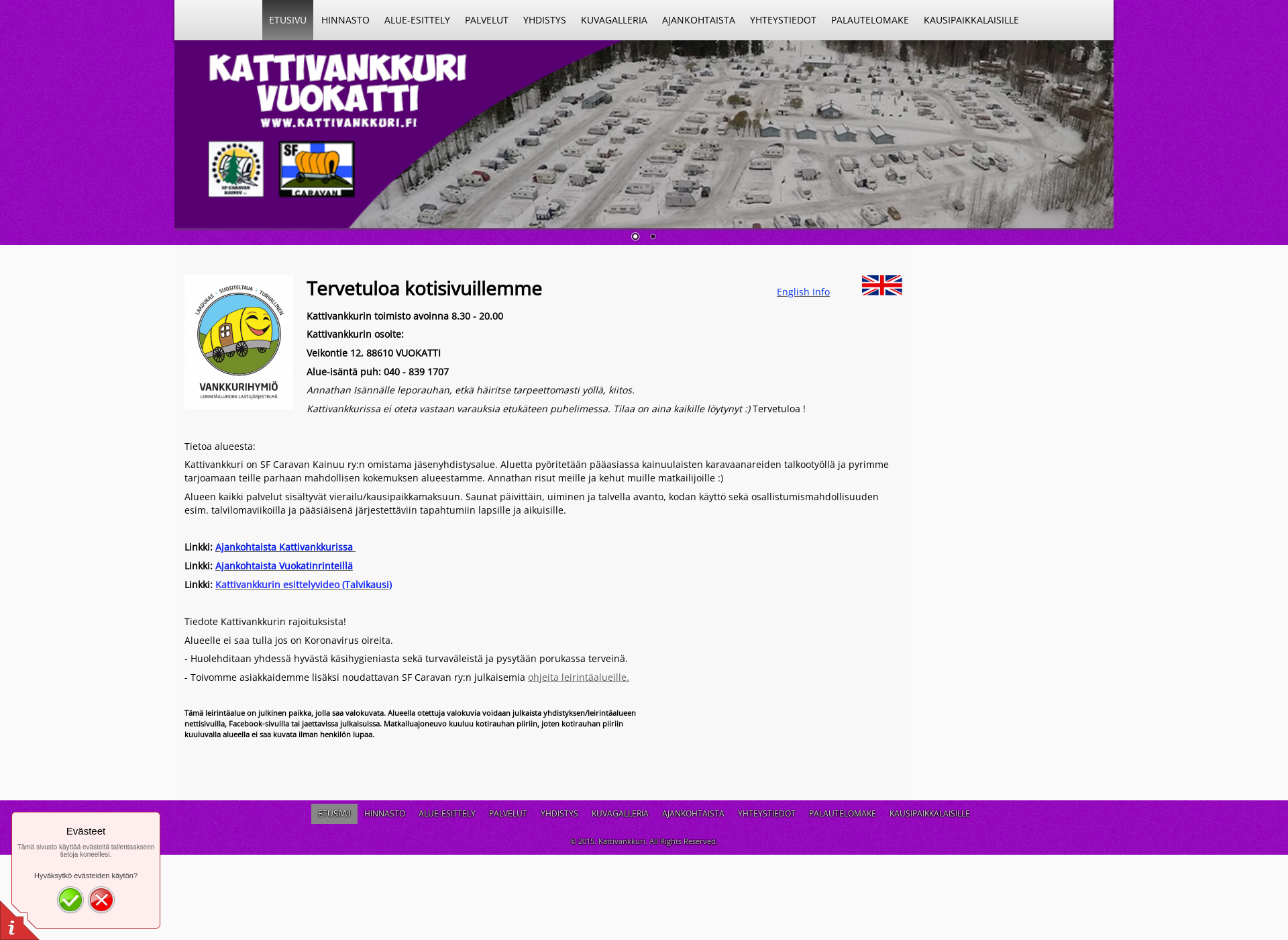 Screenshot for kattivankkuri.fi