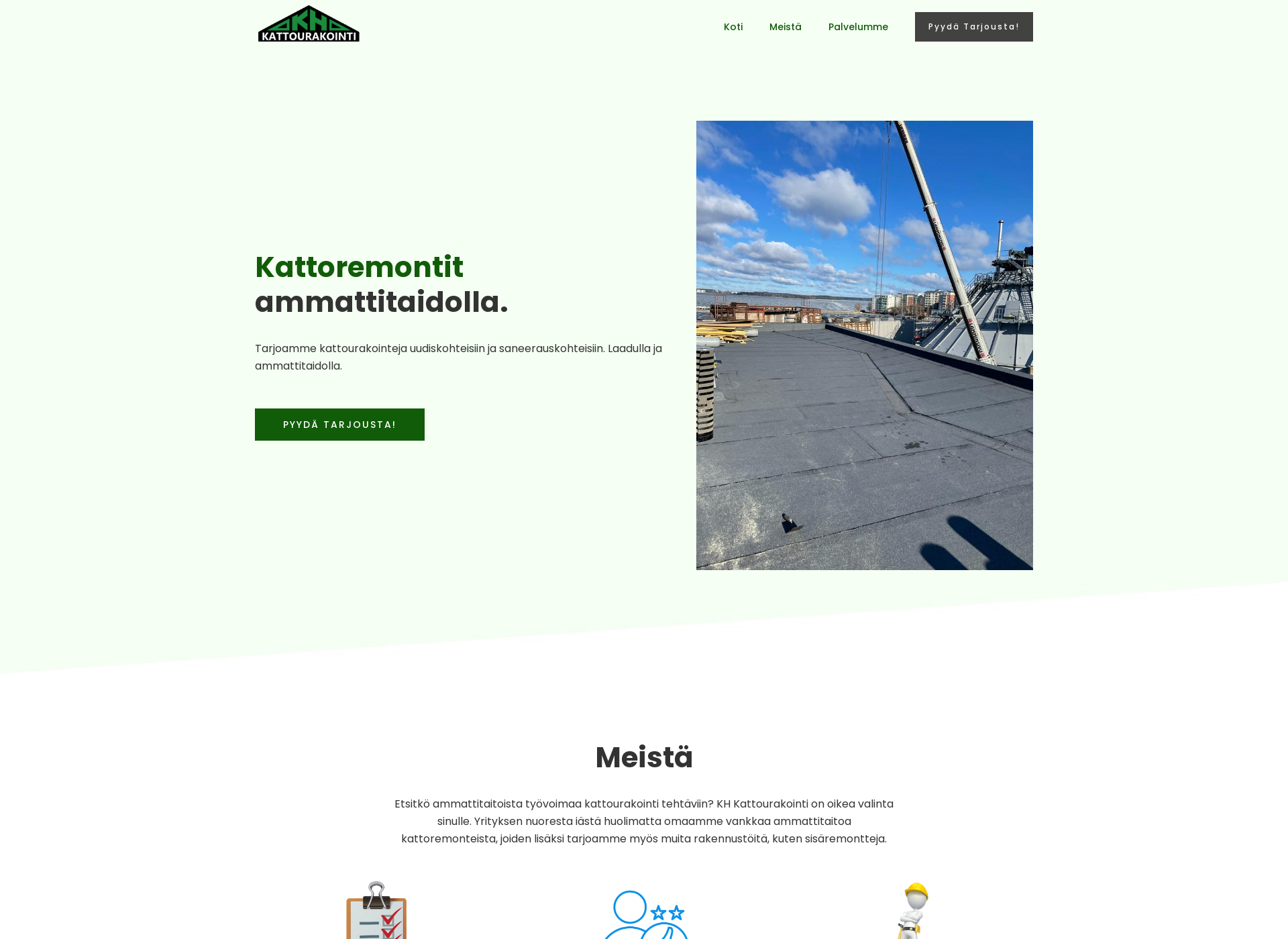 Skärmdump för kattourakointikh.fi