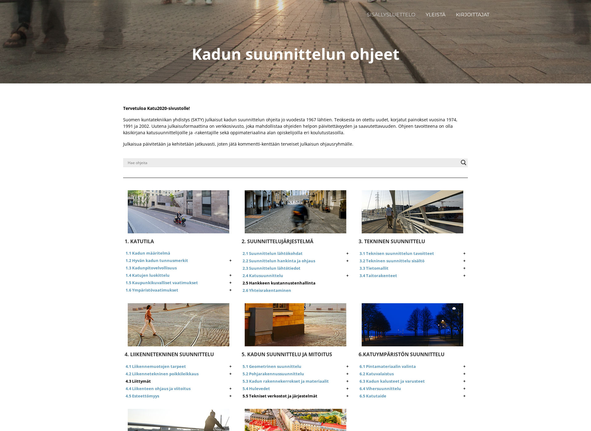 Skärmdump för katu2020.fi