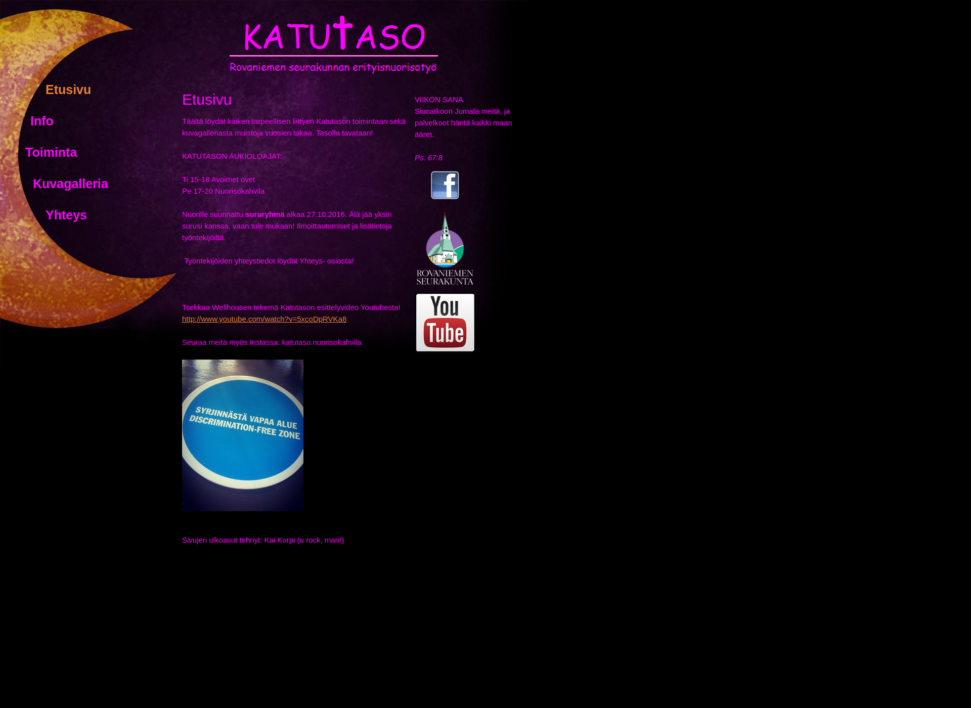 Skärmdump för katutaso.fi