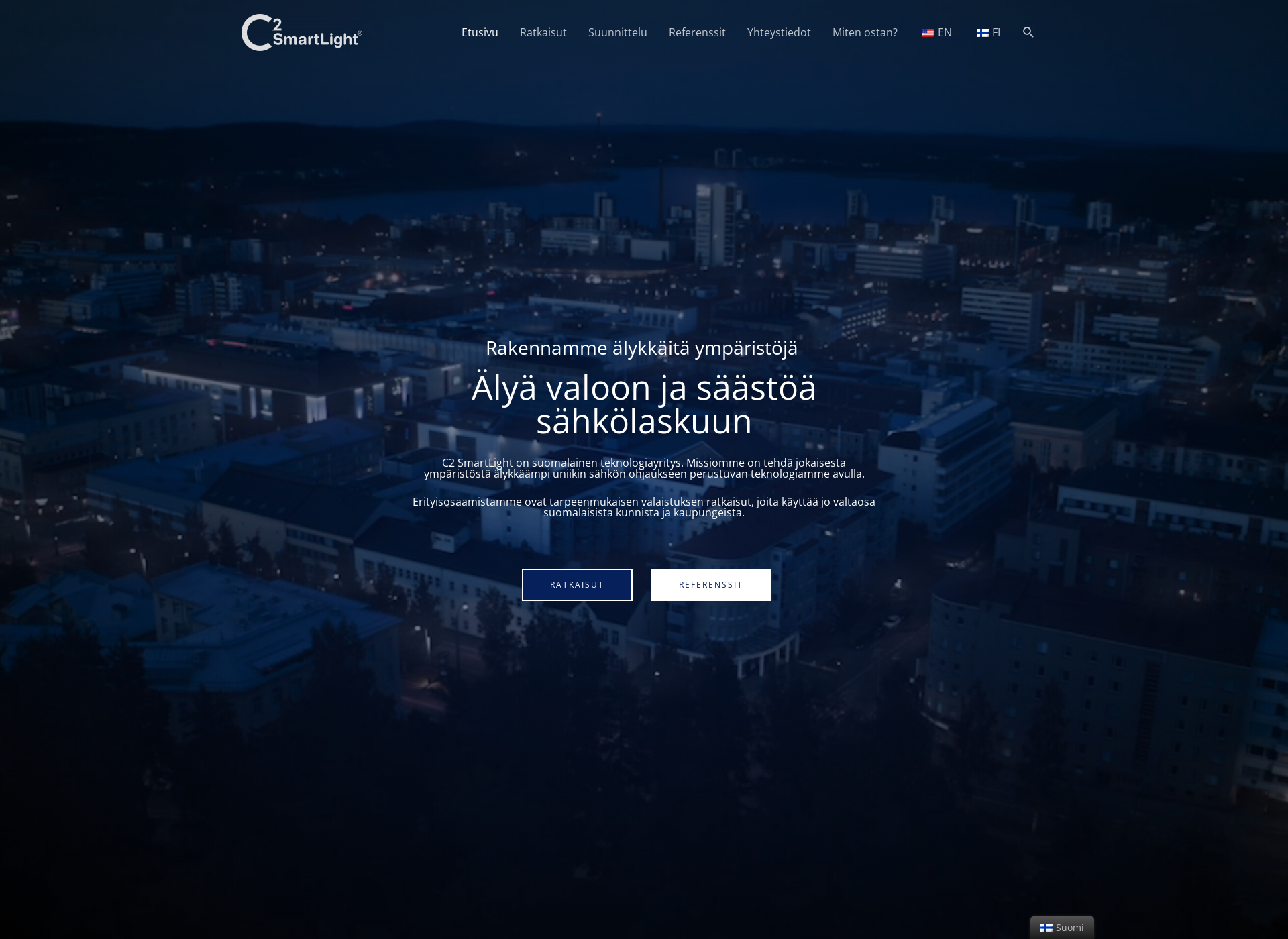 Screenshot for katuvalokeskus.fi