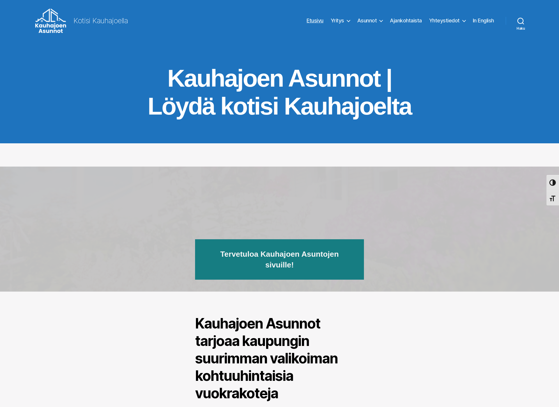 Screenshot for kauhajoenasunnot.fi