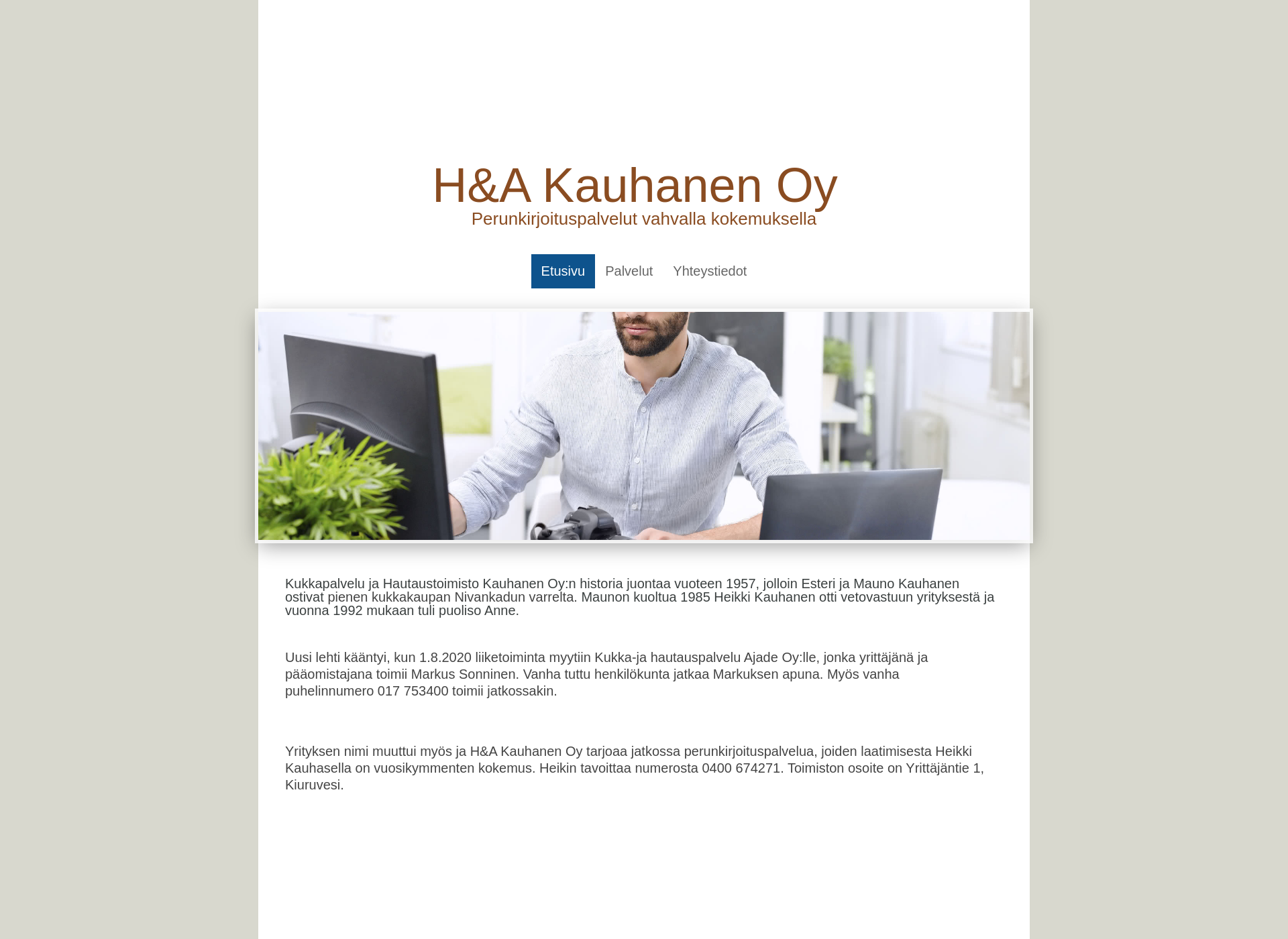 Screenshot for kauhanenoy.fi