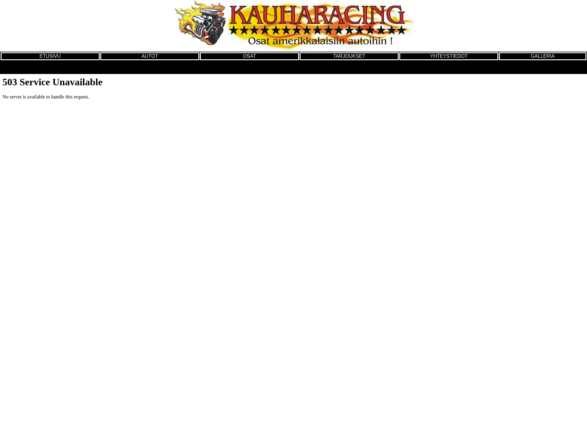 Screenshot for kauharacing.fi