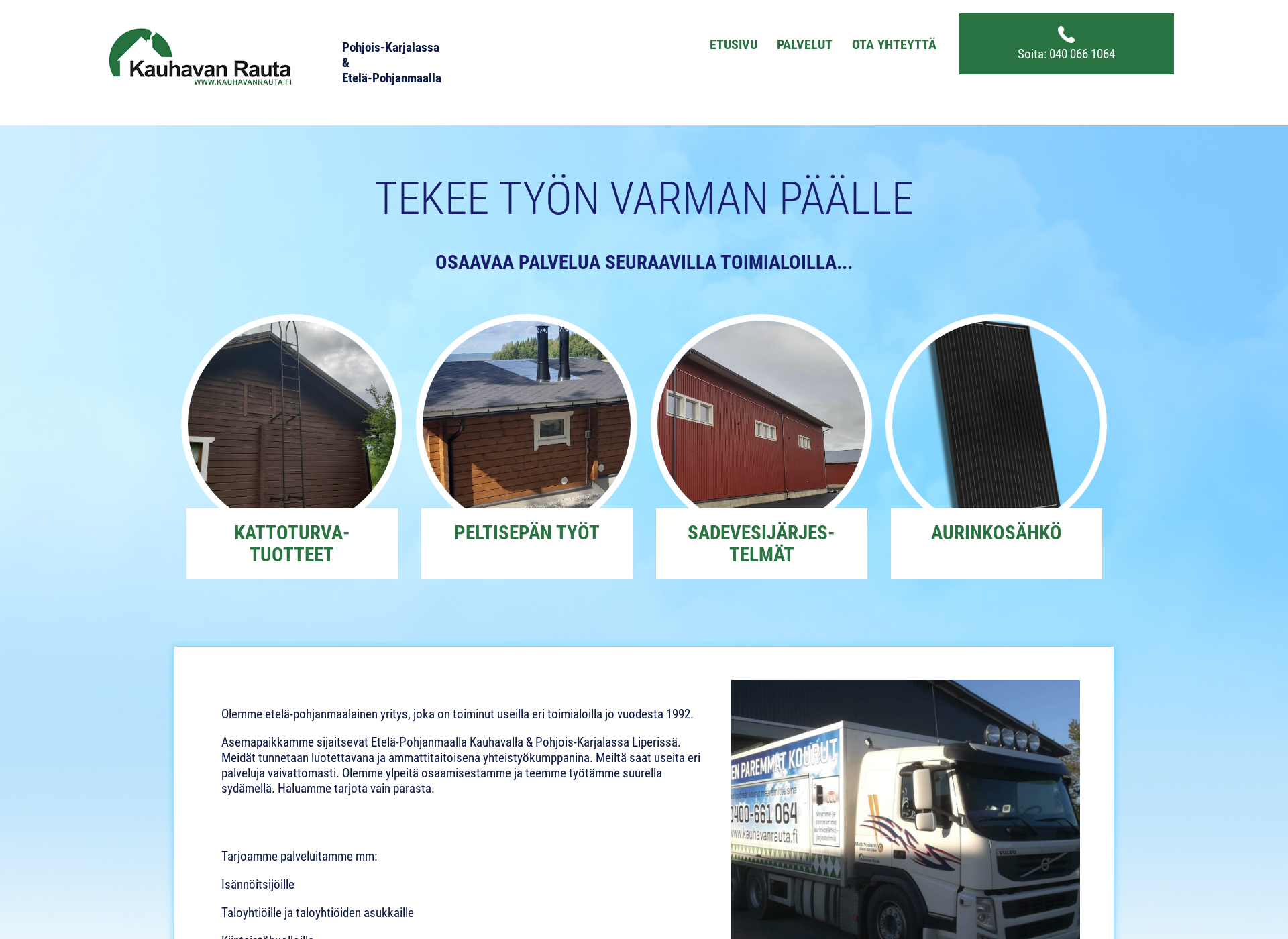 Screenshot for kauhavanrauta.fi