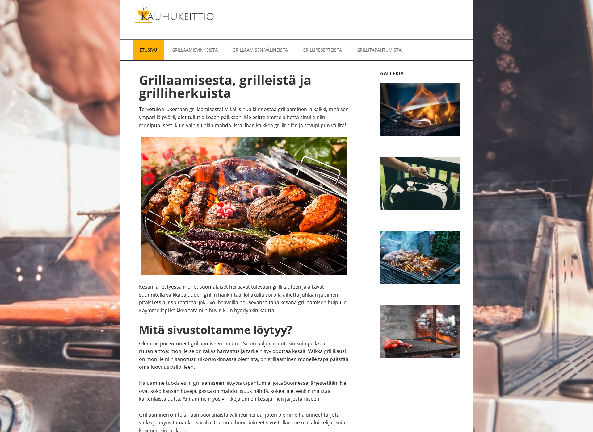 Screenshot for kauhukeittio.fi