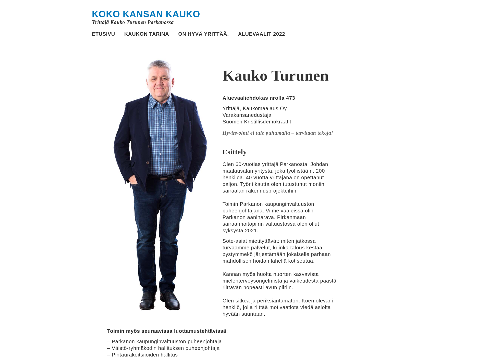 Screenshot for kaukoturunen.fi