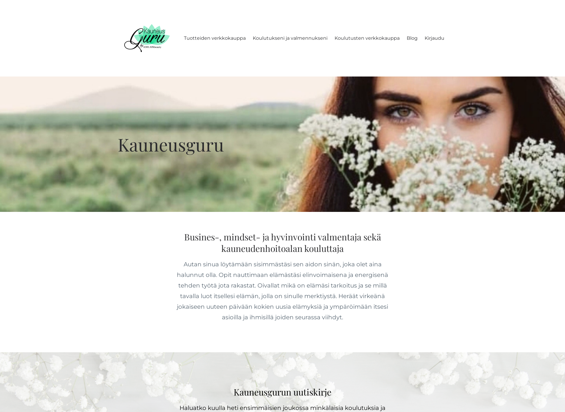 Screenshot for kauneusguru.fi