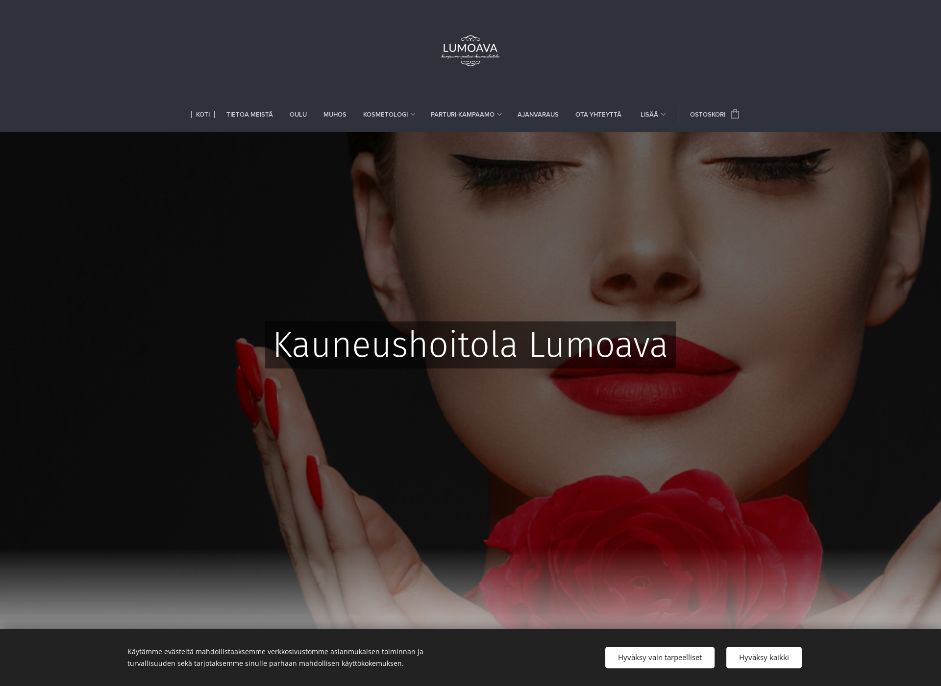 Screenshot for kauneushoitolalumoava.fi