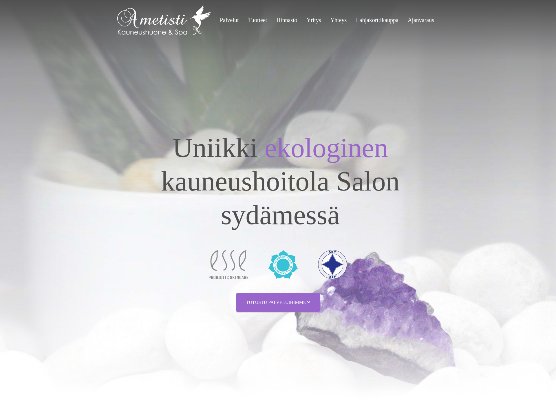 Screenshot for kauneushoitolasalo.fi