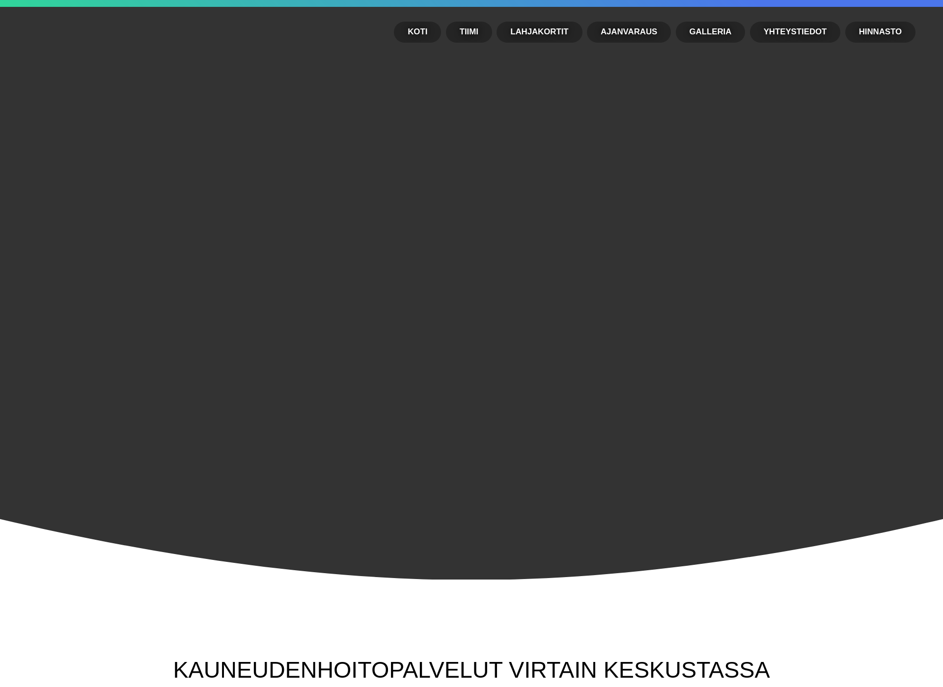 Skärmdump för kauneushuonehilja.fi