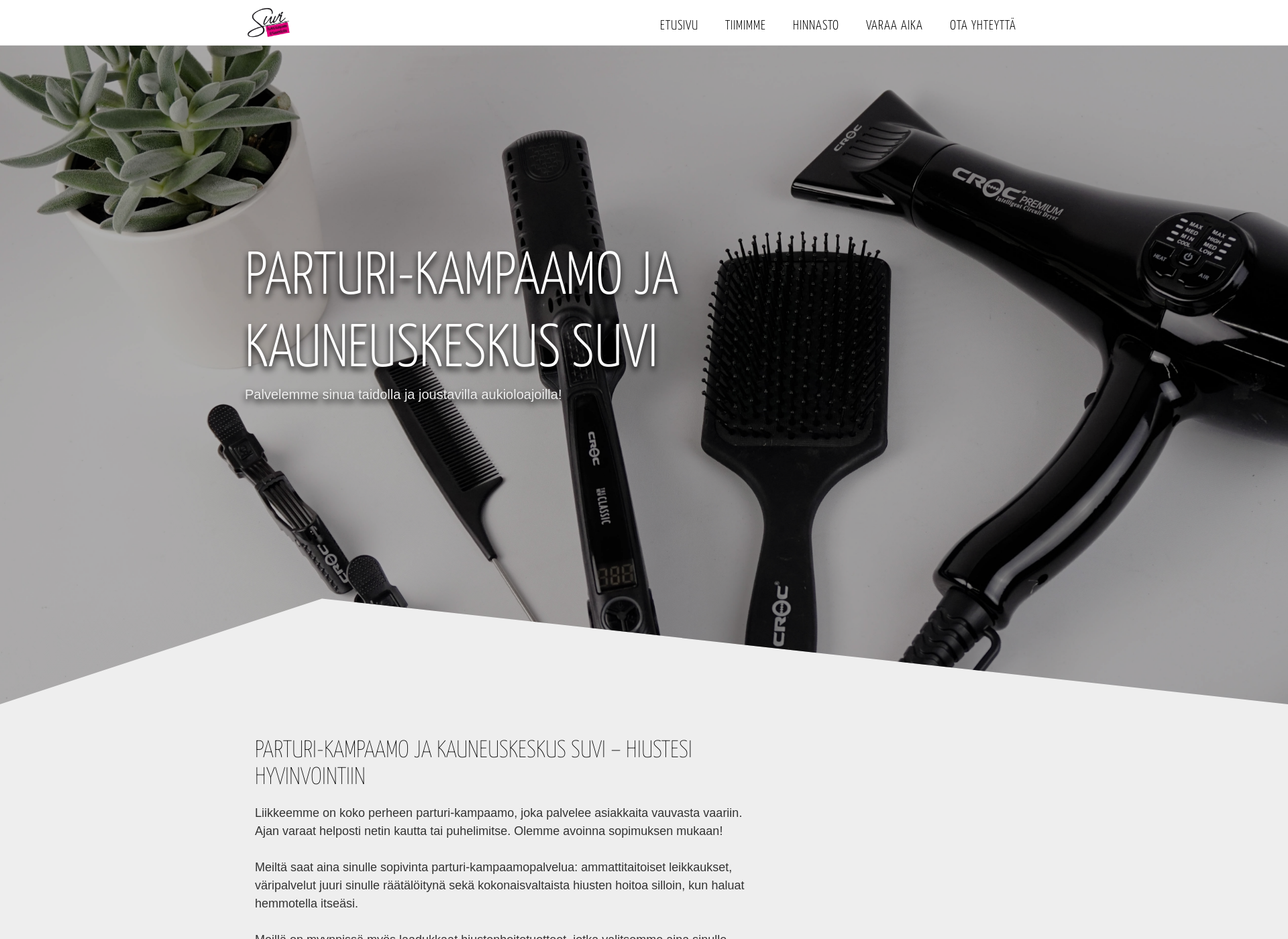 Screenshot for kauneuskeskussuvi.fi
