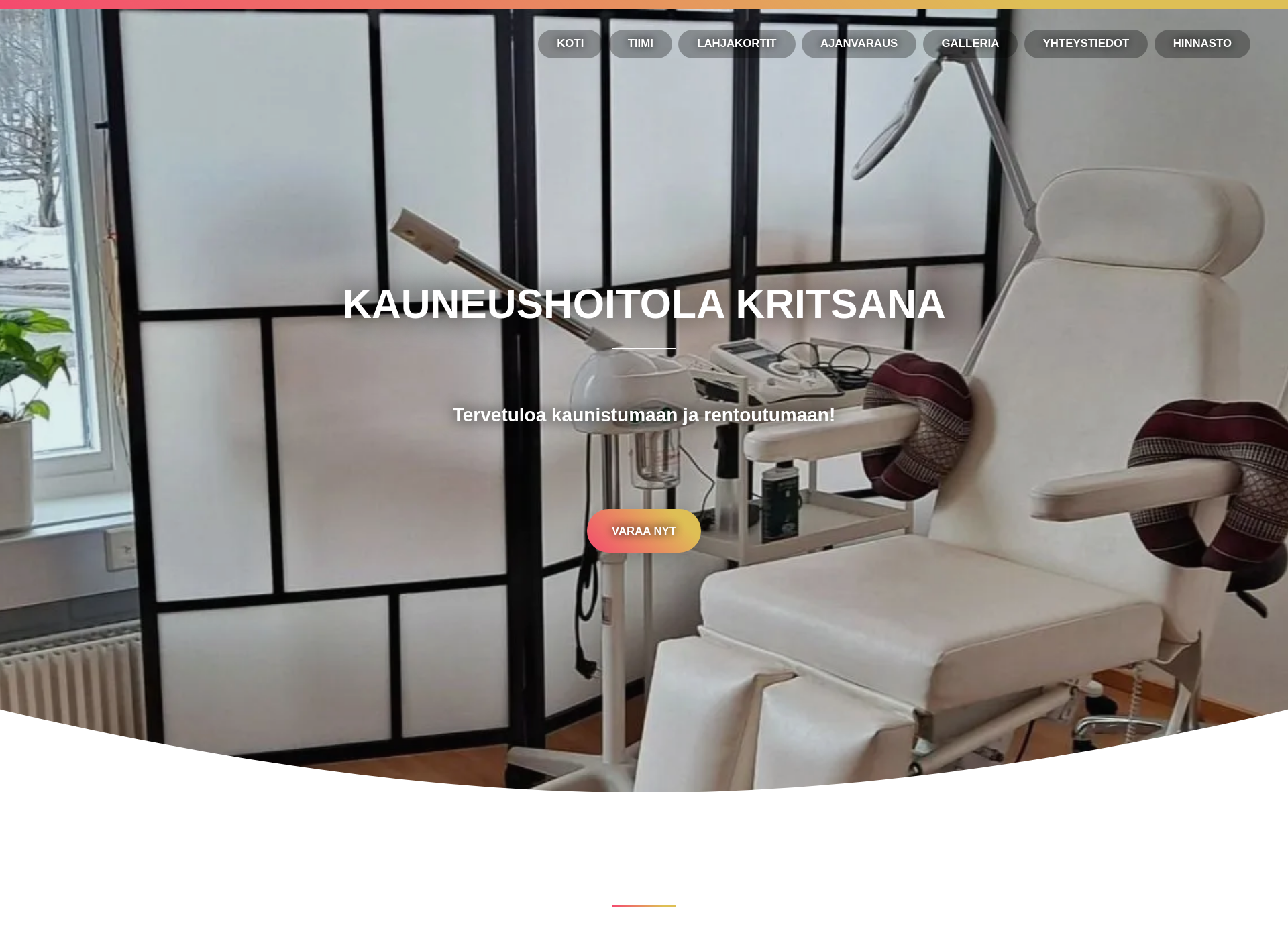 Screenshot for kauneuskritsana.fi