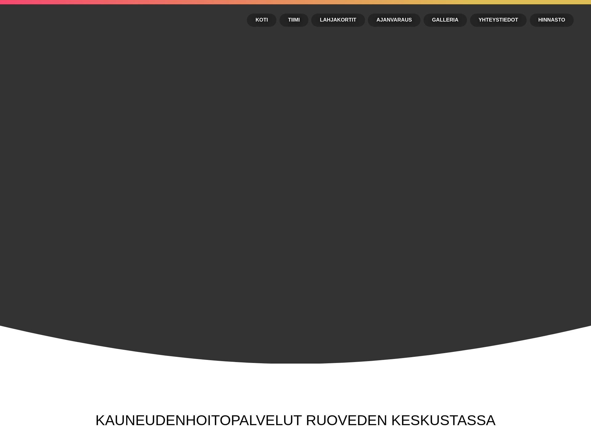 Skärmdump för kauneuspalvelutsaarenhelmi.fi