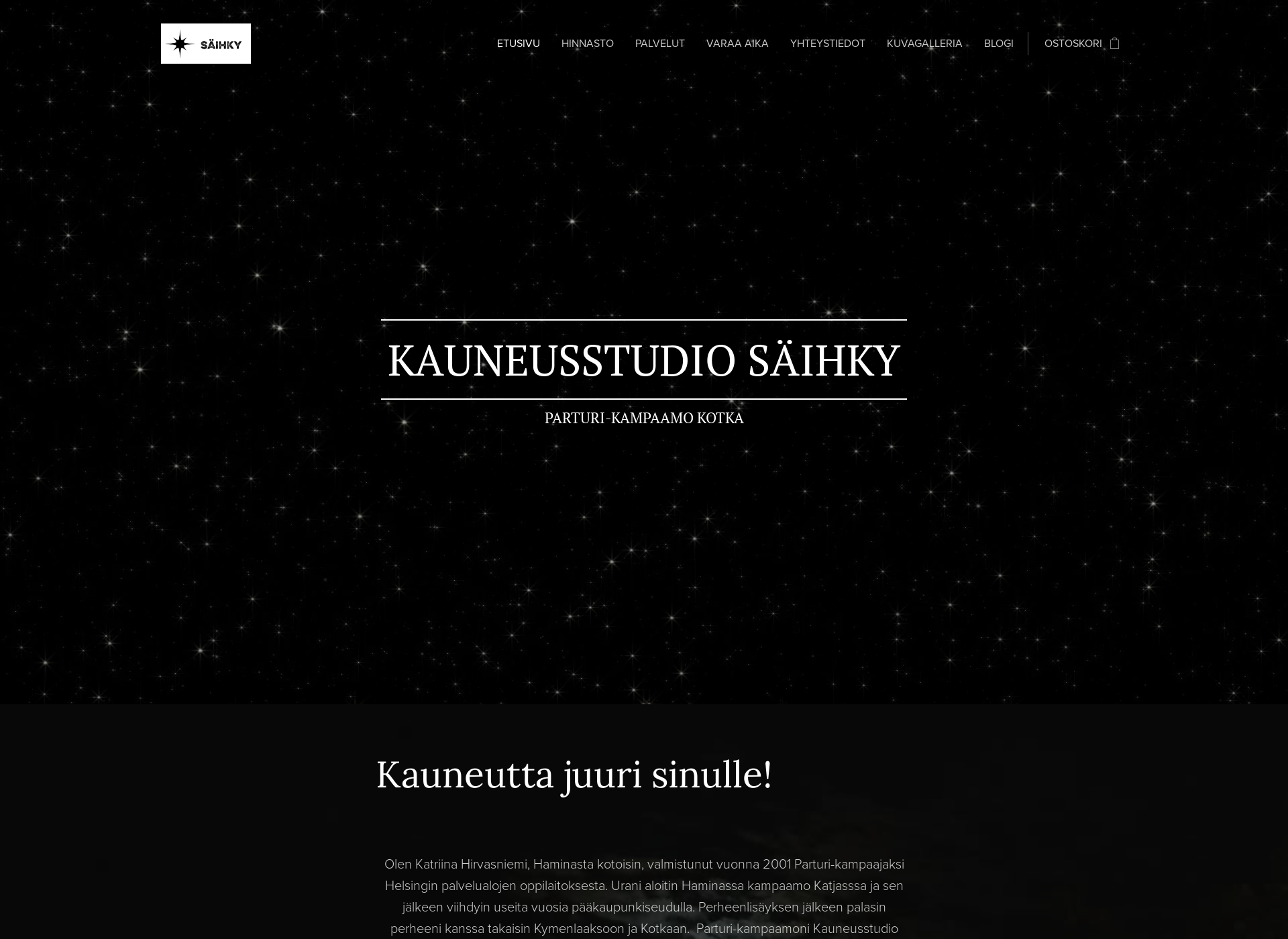 Screenshot for kauneusstudiosaihky.fi