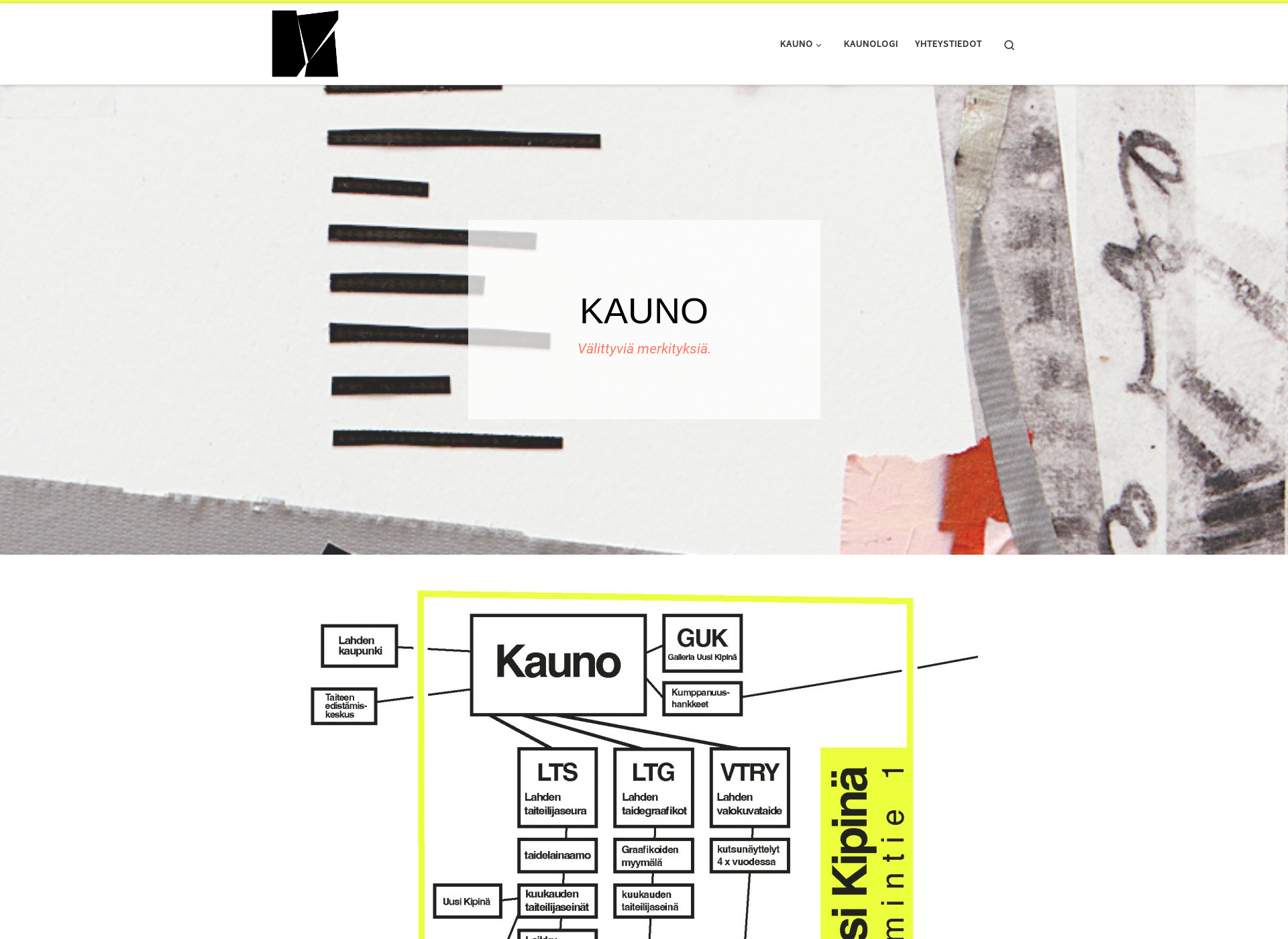 Screenshot for kauno.fi