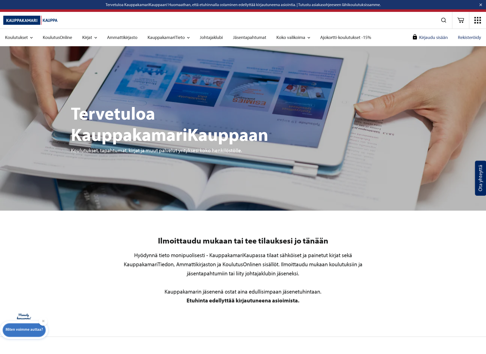 Screenshot for kauppakamarikauppa.fi