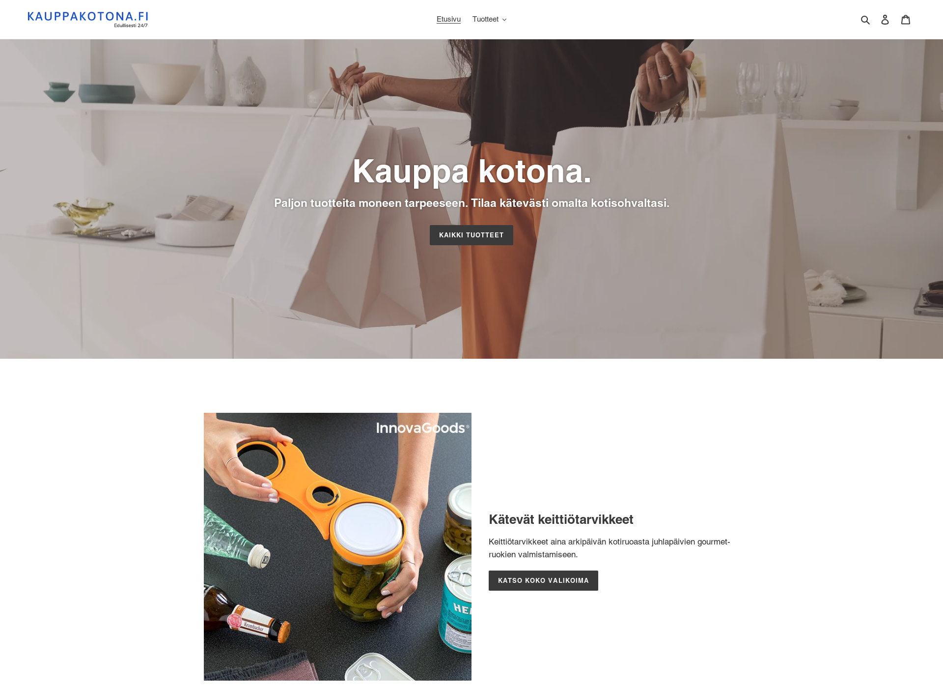 Screenshot for kauppakotona.fi