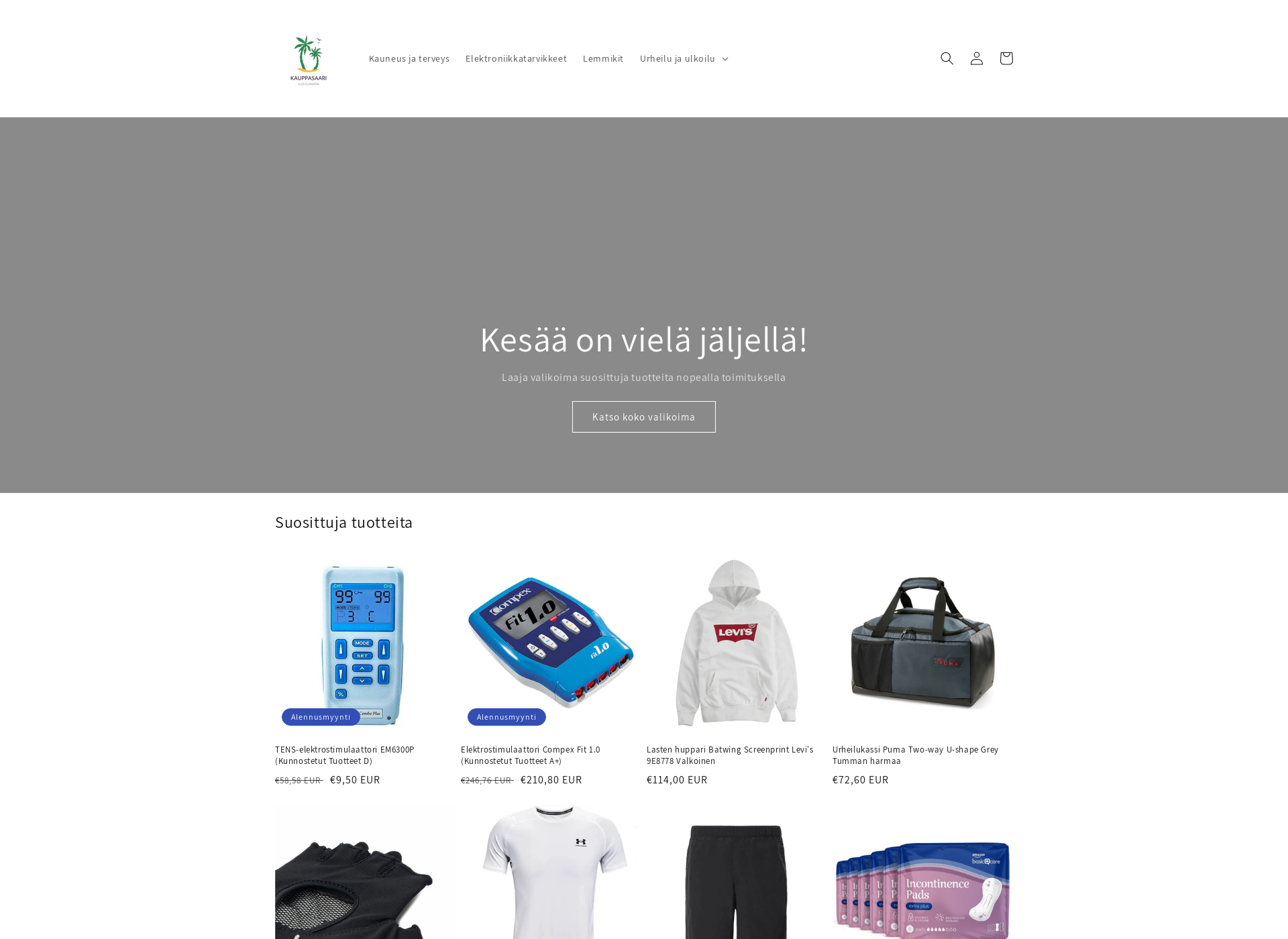 Screenshot for kauppasaari.fi