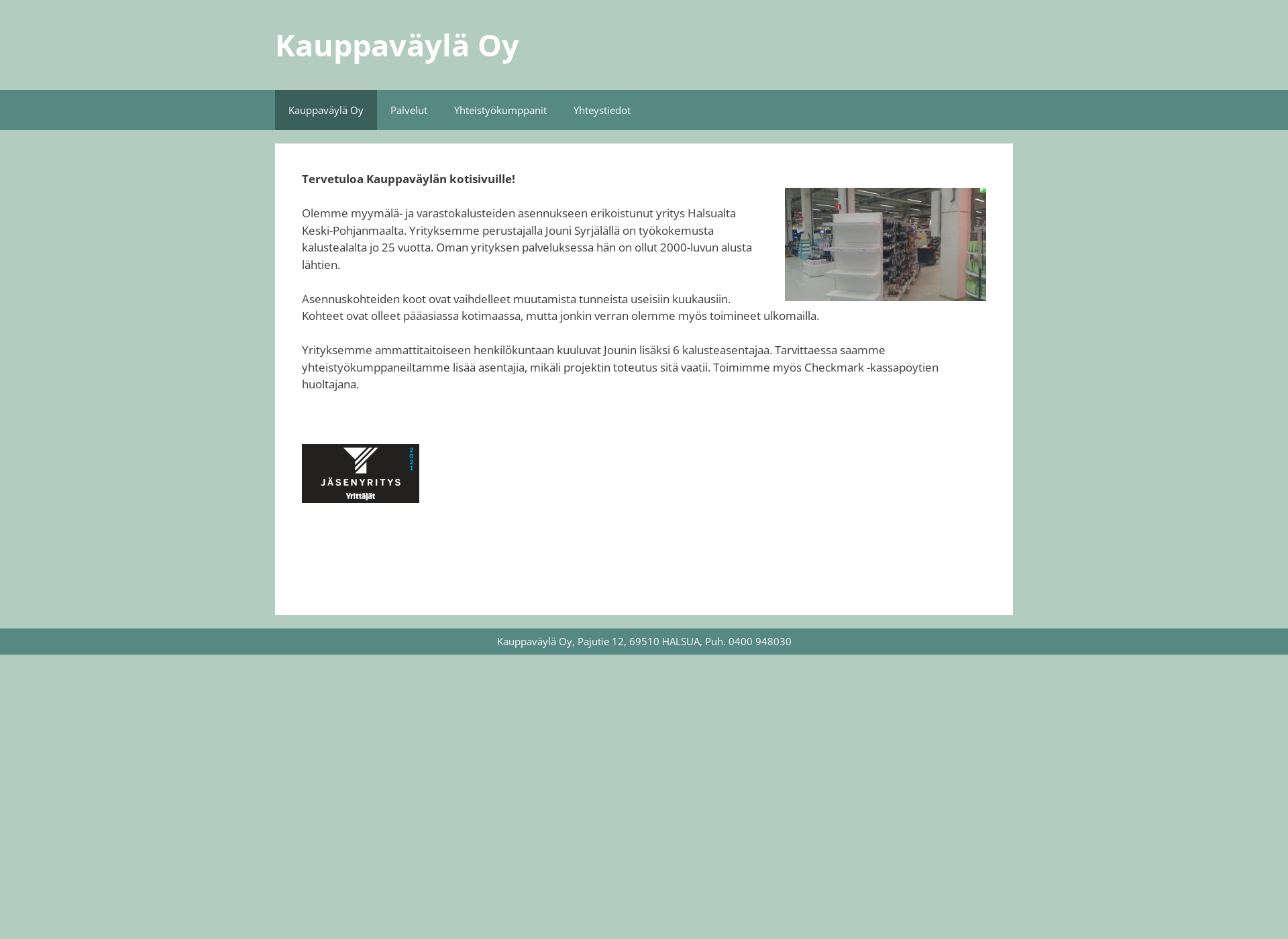 Skärmdump för kauppavayla.fi