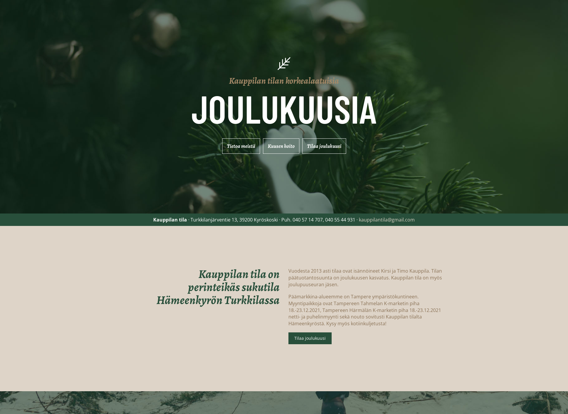 Screenshot for kauppilantila.fi