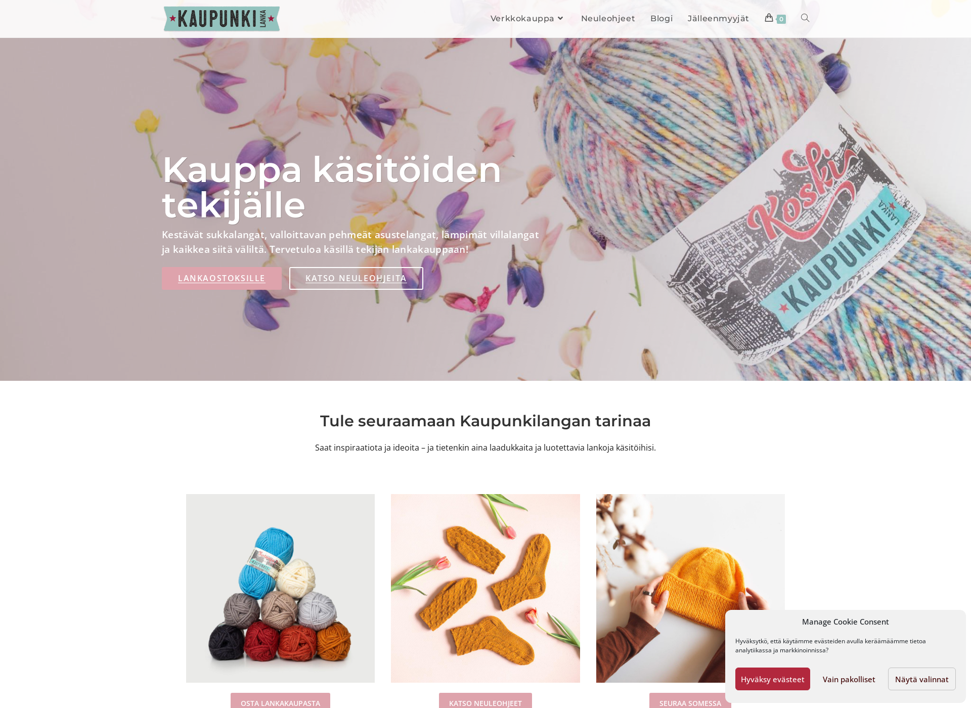 Screenshot for kaupunkilanka.fi