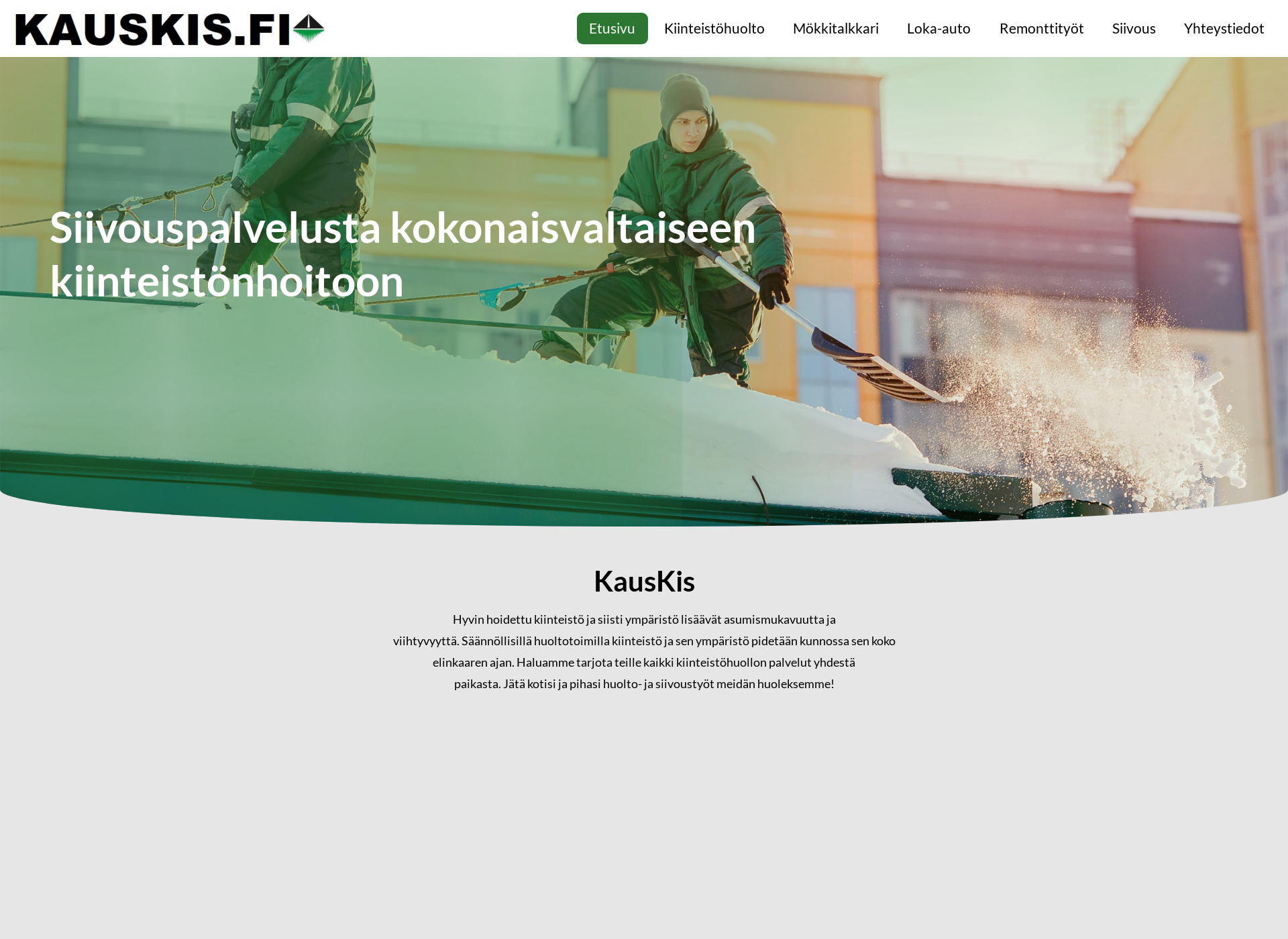 Screenshot for kauskis.fi