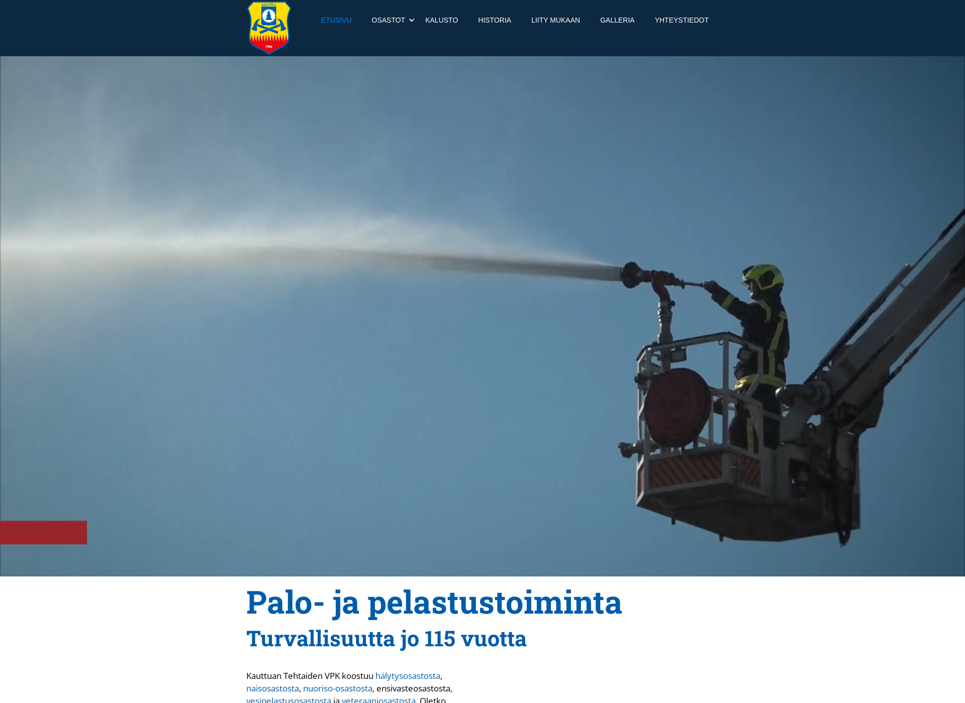 Screenshot for kauttuantehtaidenvpk.fi