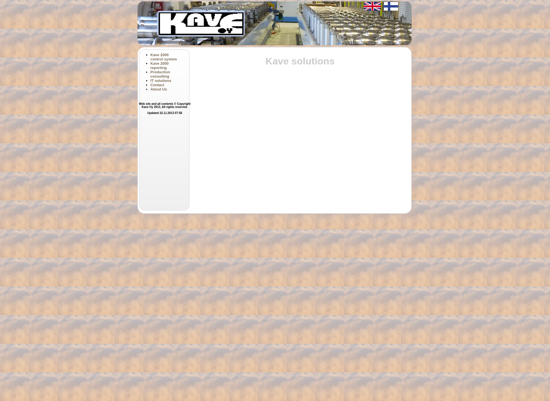 Screenshot for kave.fi