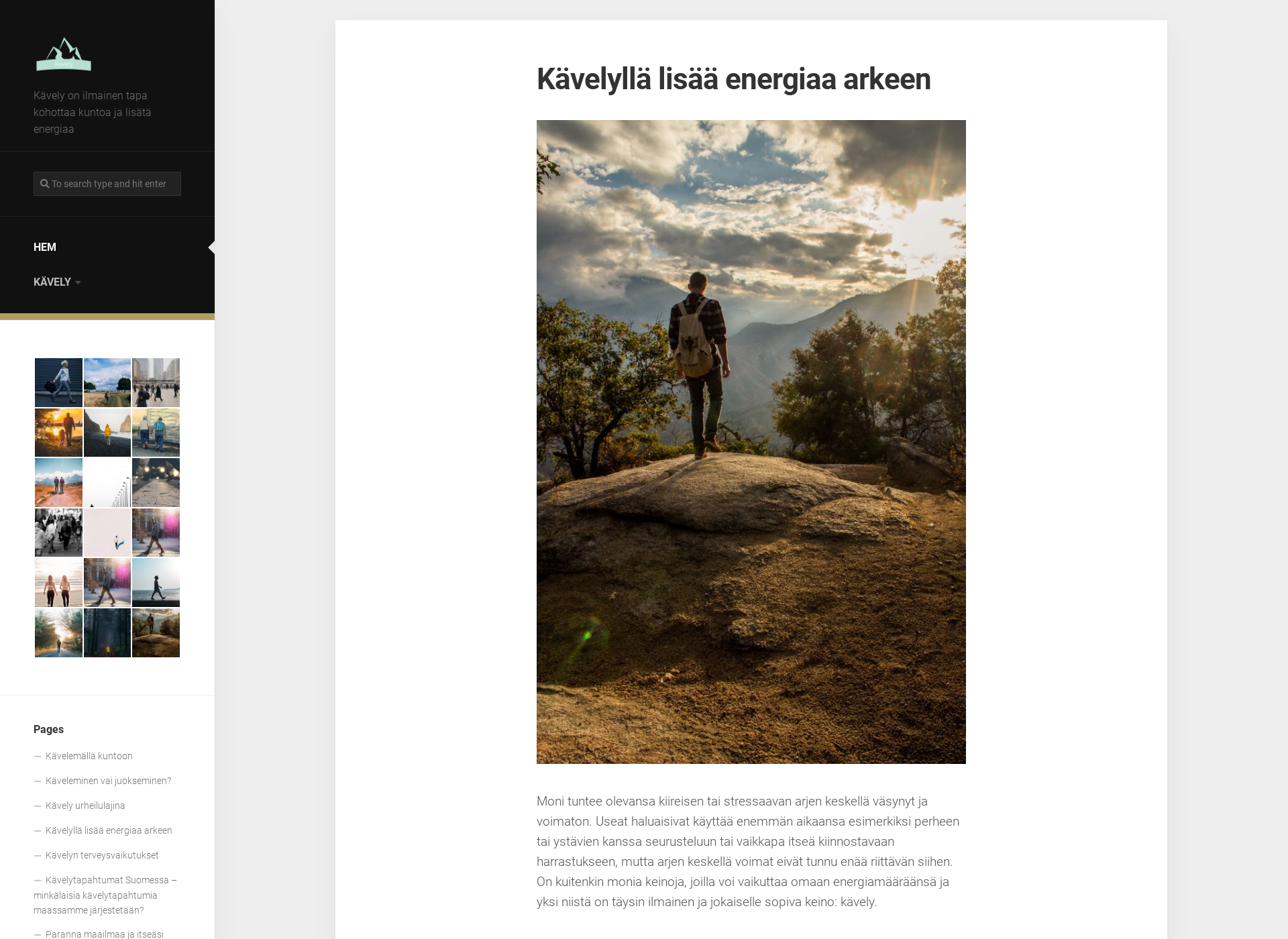 Screenshot for kavely.fi