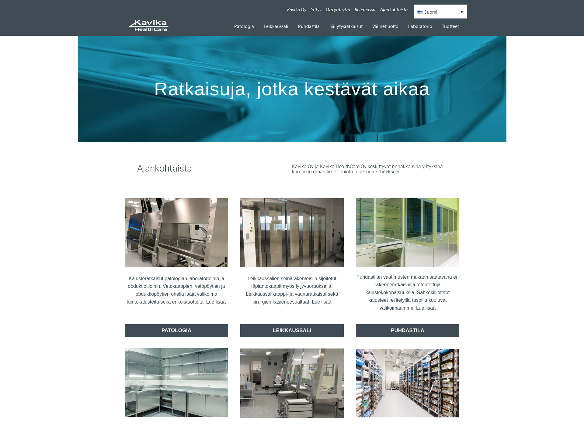 Screenshot for kavikahealthcare.fi