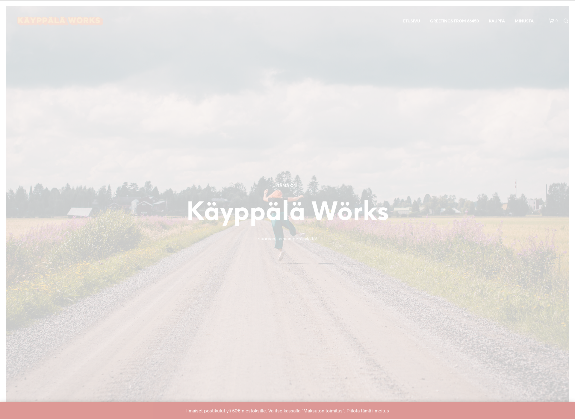 Skärmdump för kayppalaworks.fi