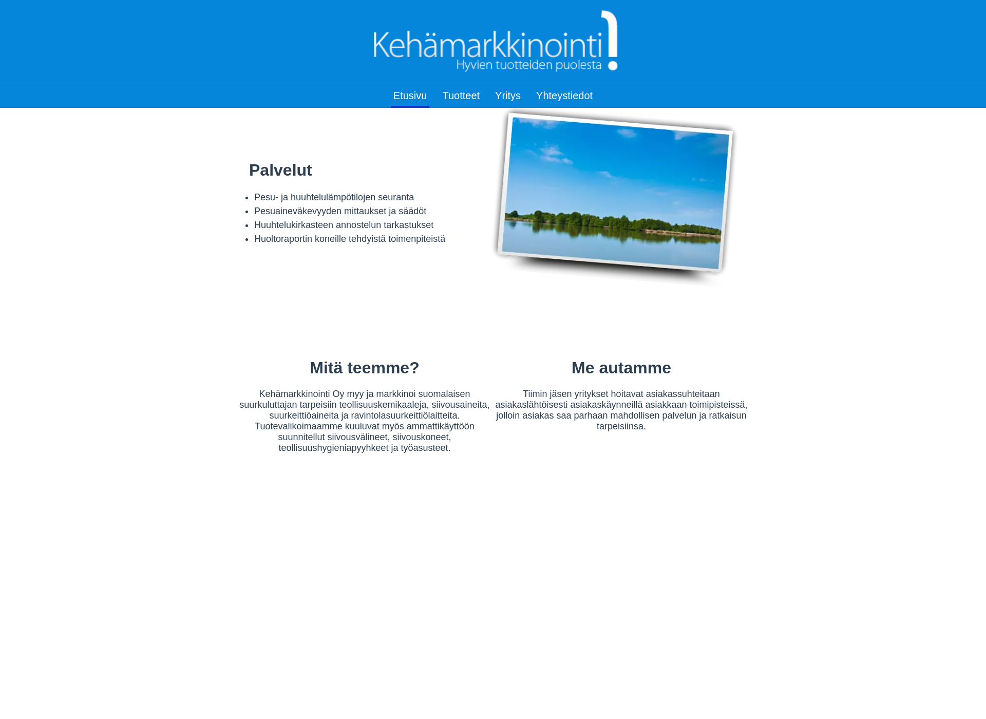 Screenshot for kehamarkkinointi.fi