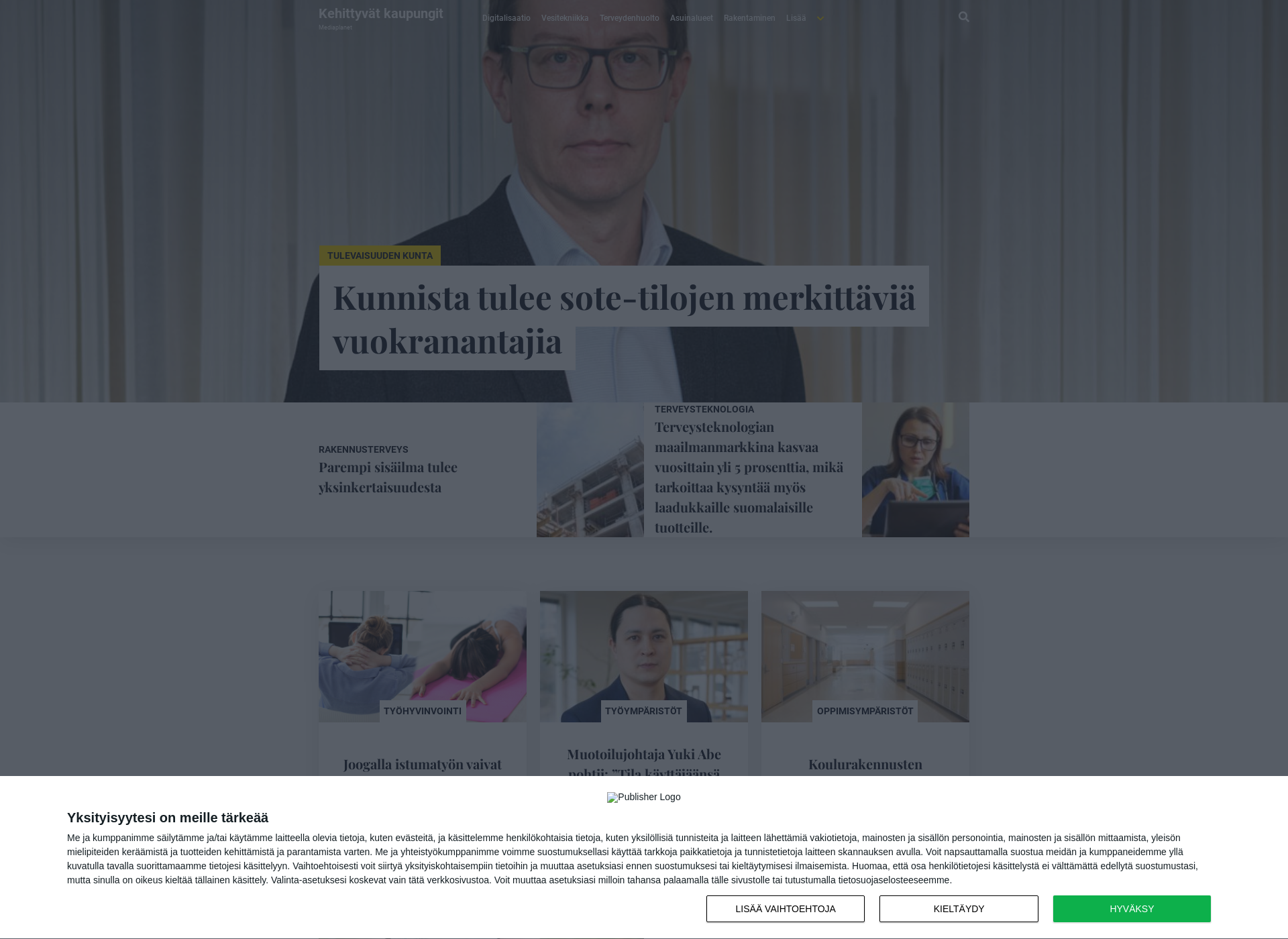 Näyttökuva kehittyvatkaupungit.fi