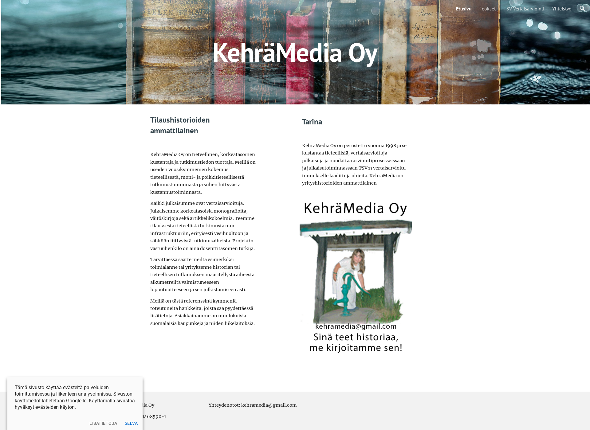 Skärmdump för kehramedia.fi