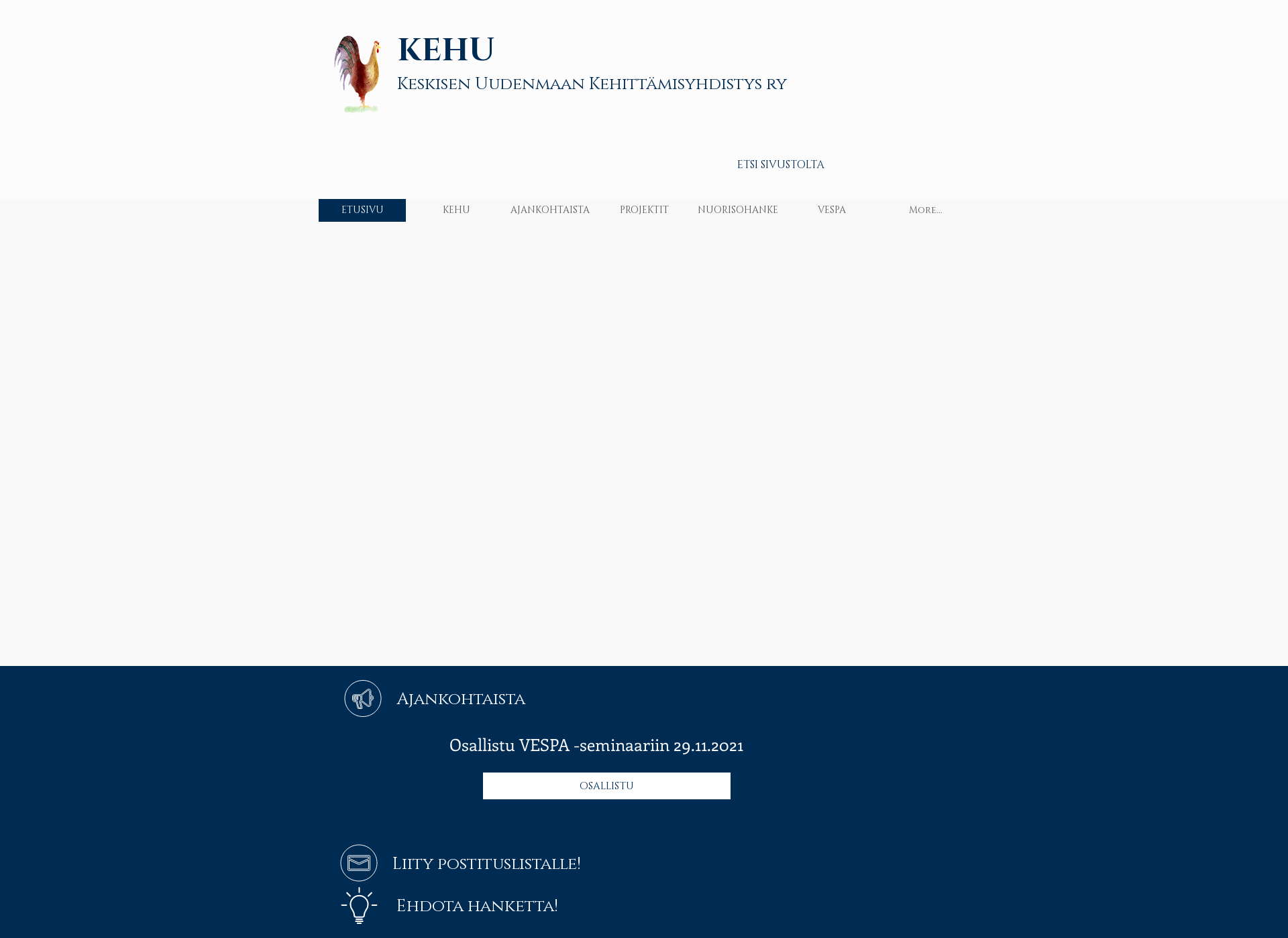 Screenshot for kehu.fi