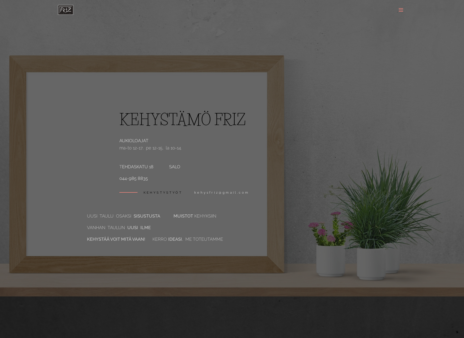 Screenshot for kehysfriz.com