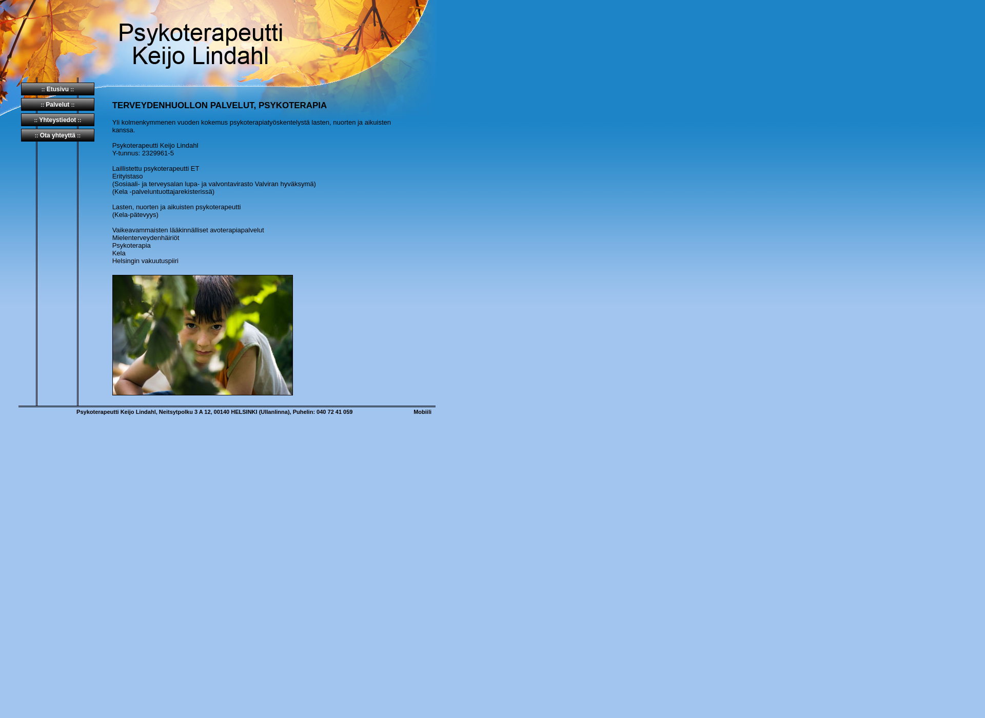 Screenshot for keijolindahl.fi