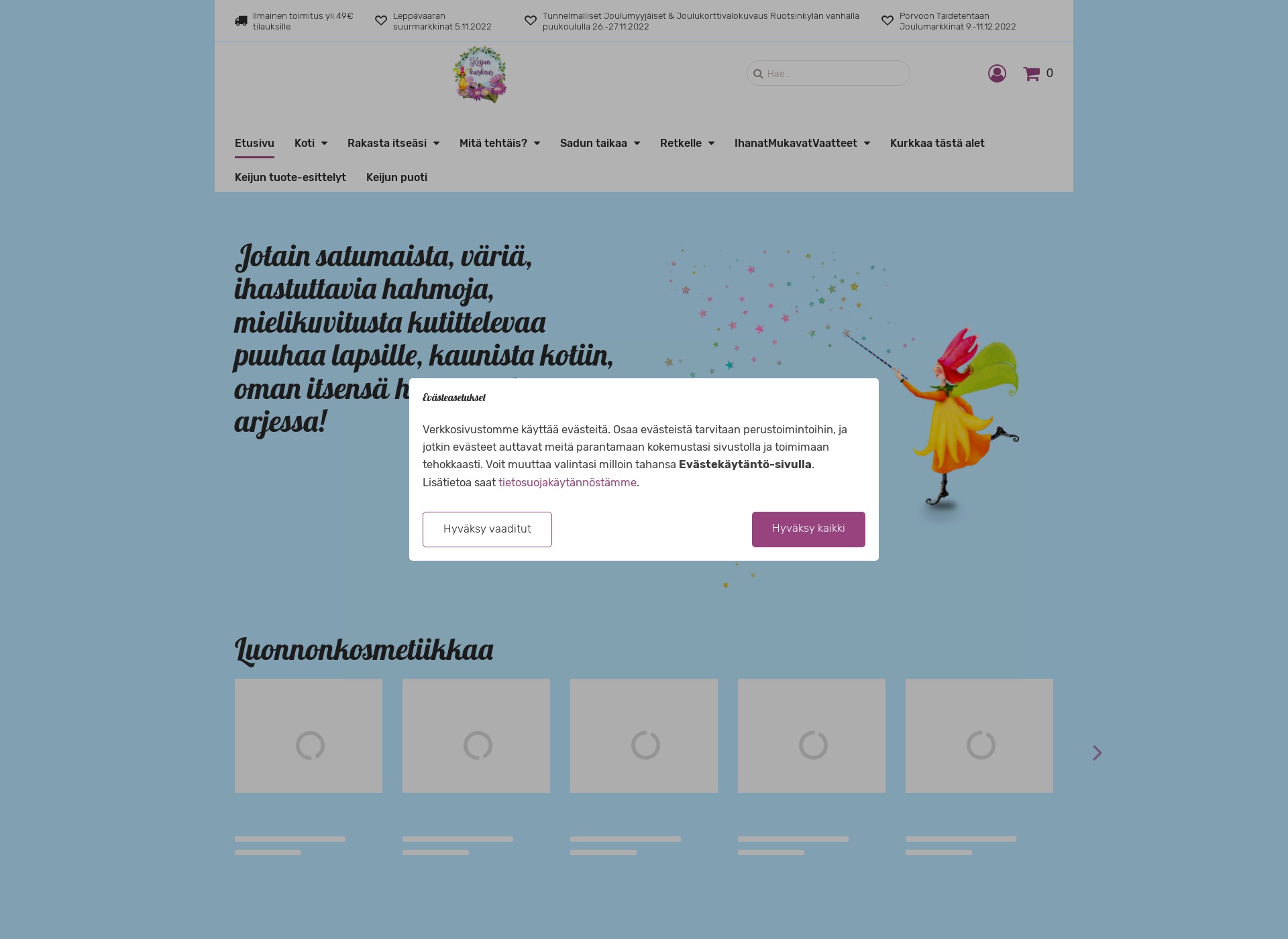 Screenshot for keijunkuiskaus.fi