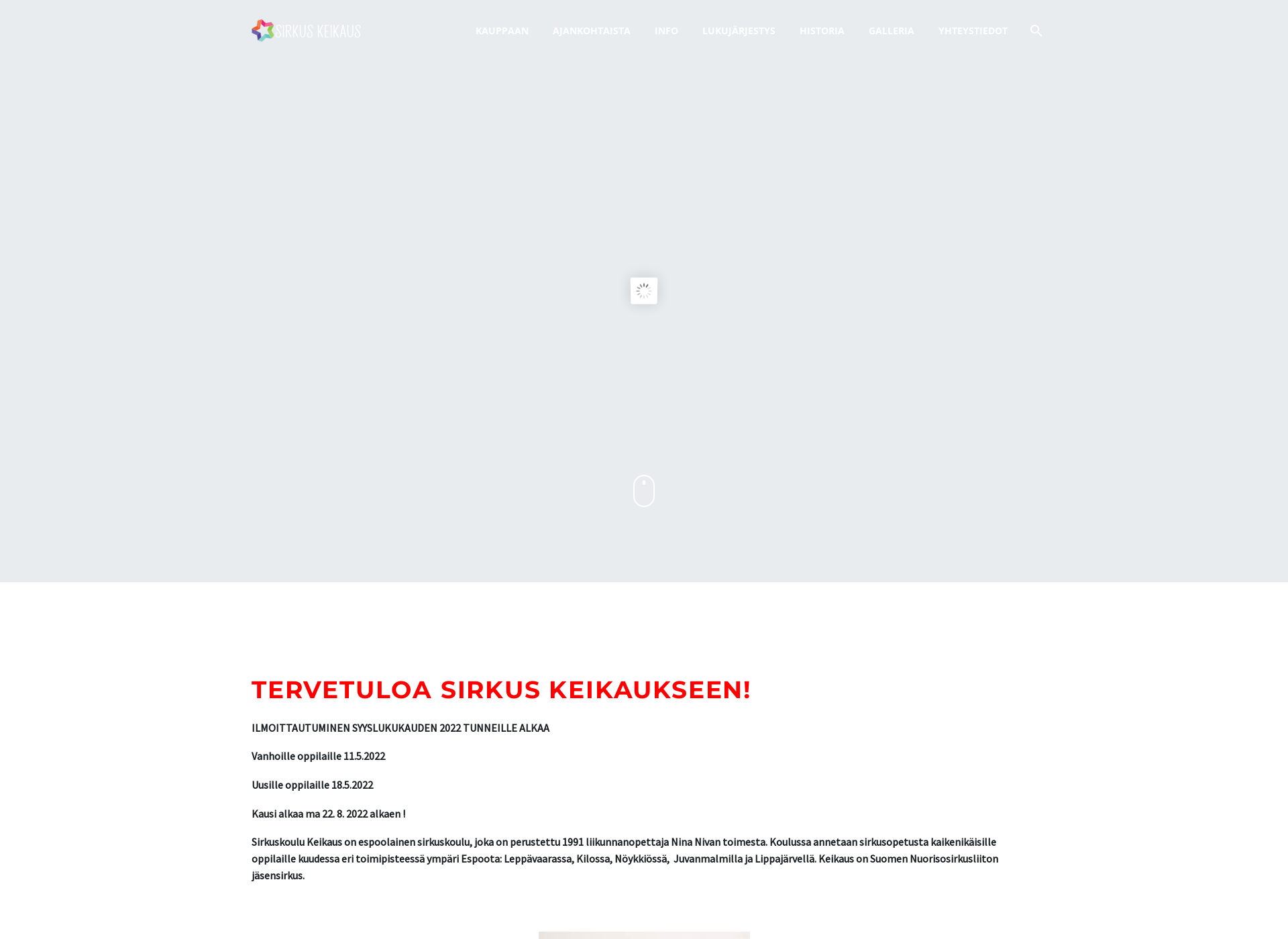 Screenshot for keikaus.fi