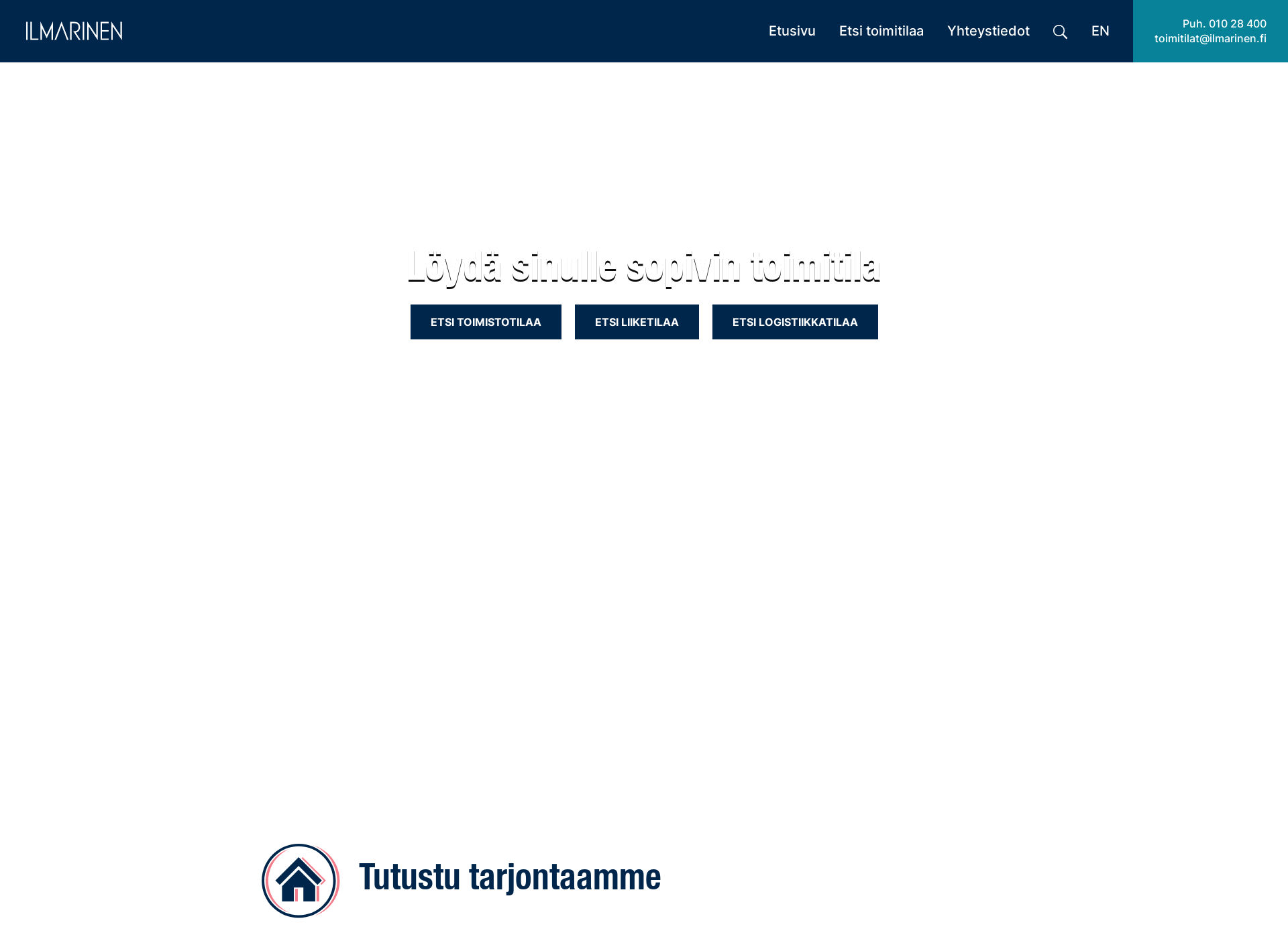 Skärmdump för keilarantatower.fi