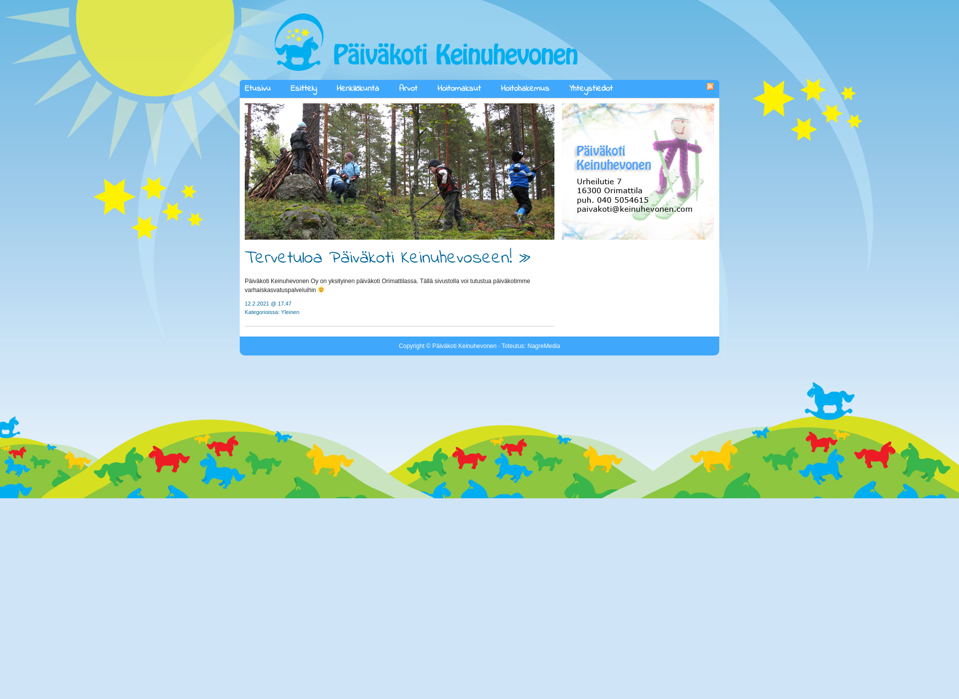 Screenshot for keinuhevonen.com