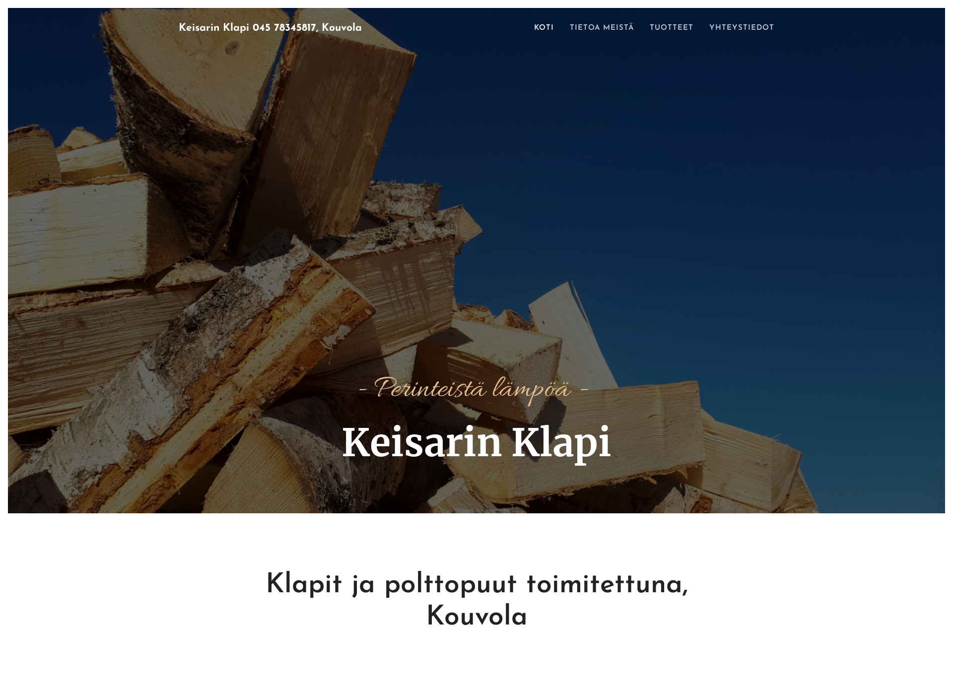 Screenshot for keisarinklapi.fi