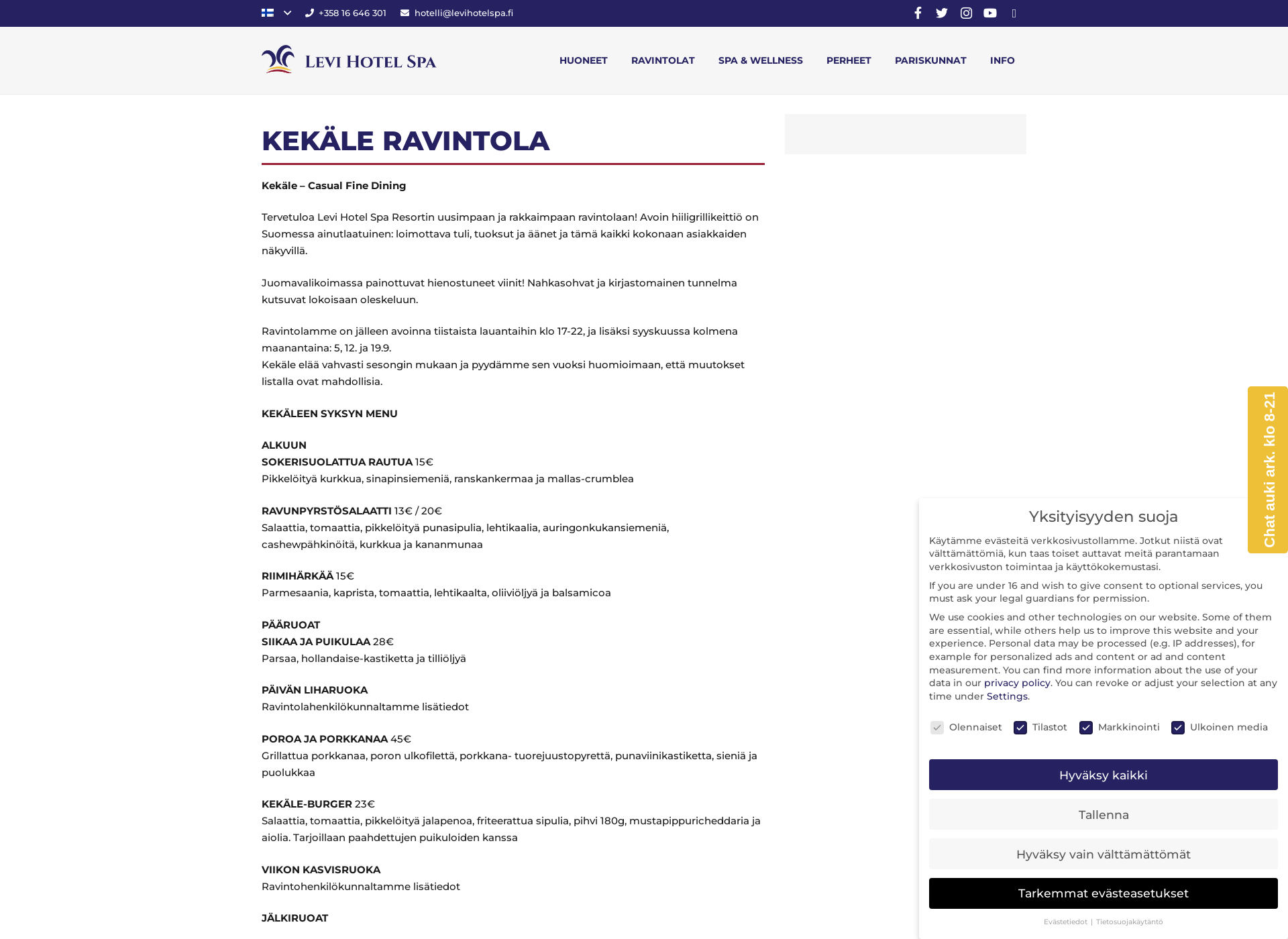 Screenshot for kekalebargrill.fi