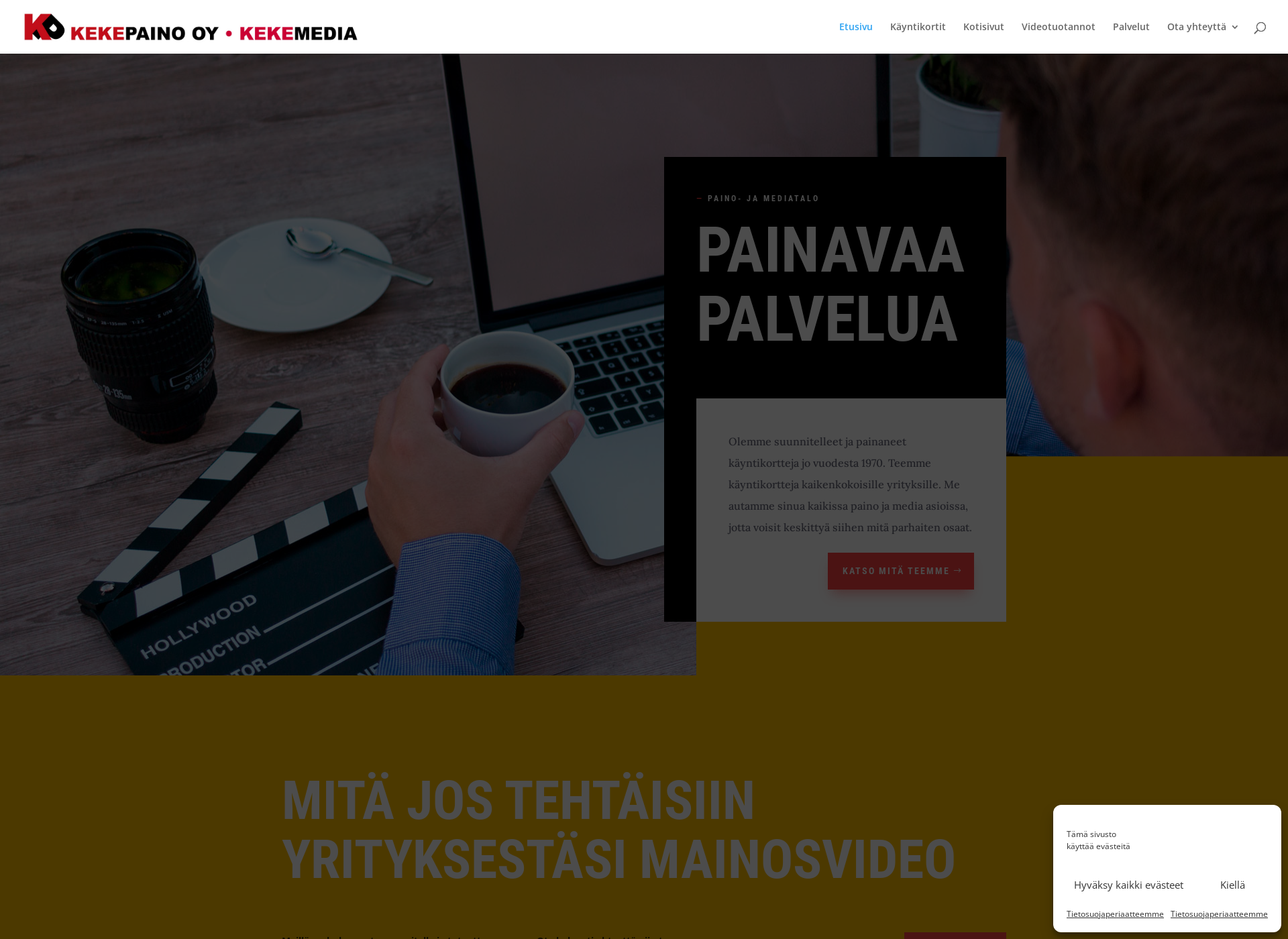 Screenshot for kekepaino.fi