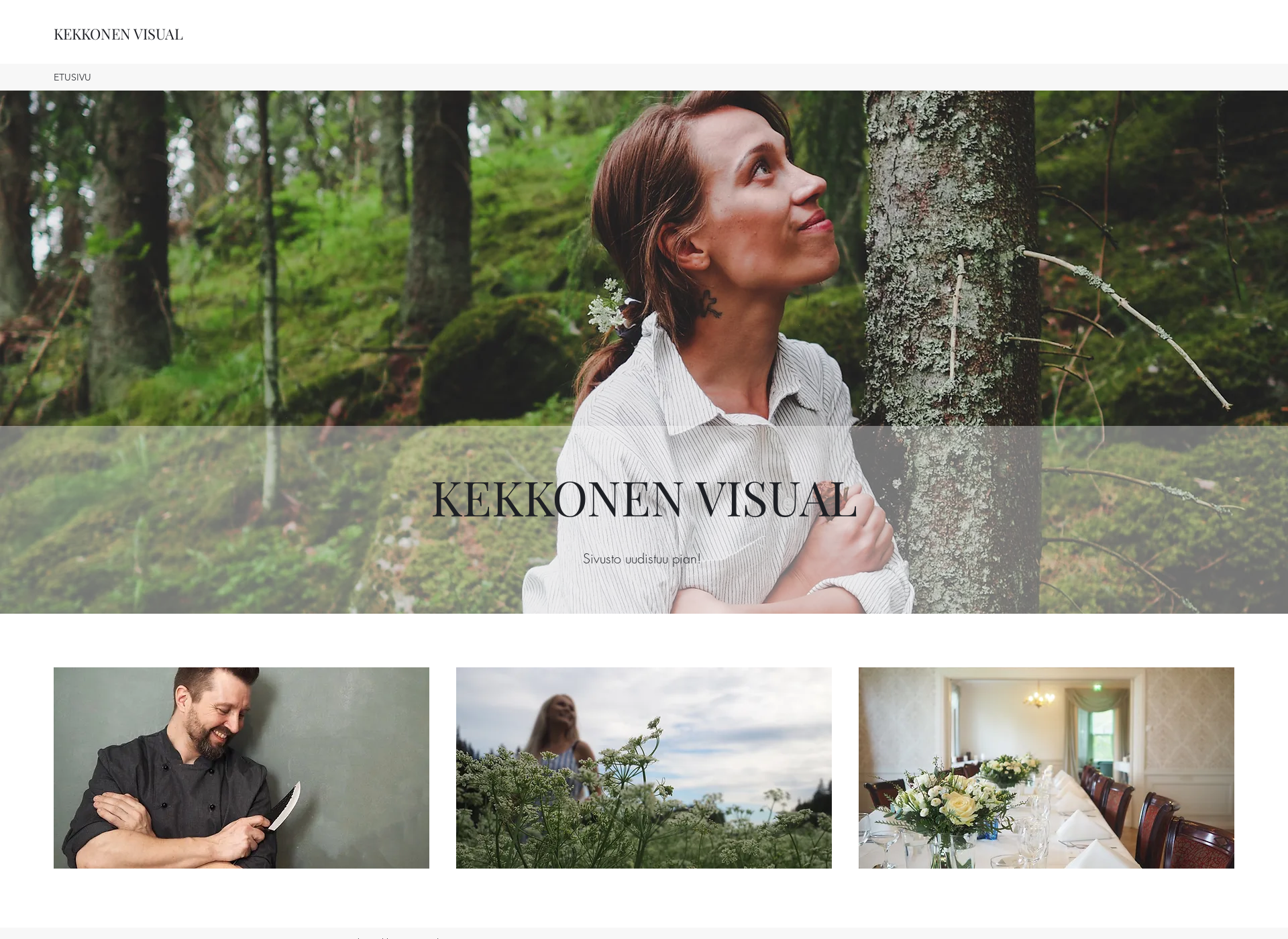 Skärmdump för kekkonenvisual.fi